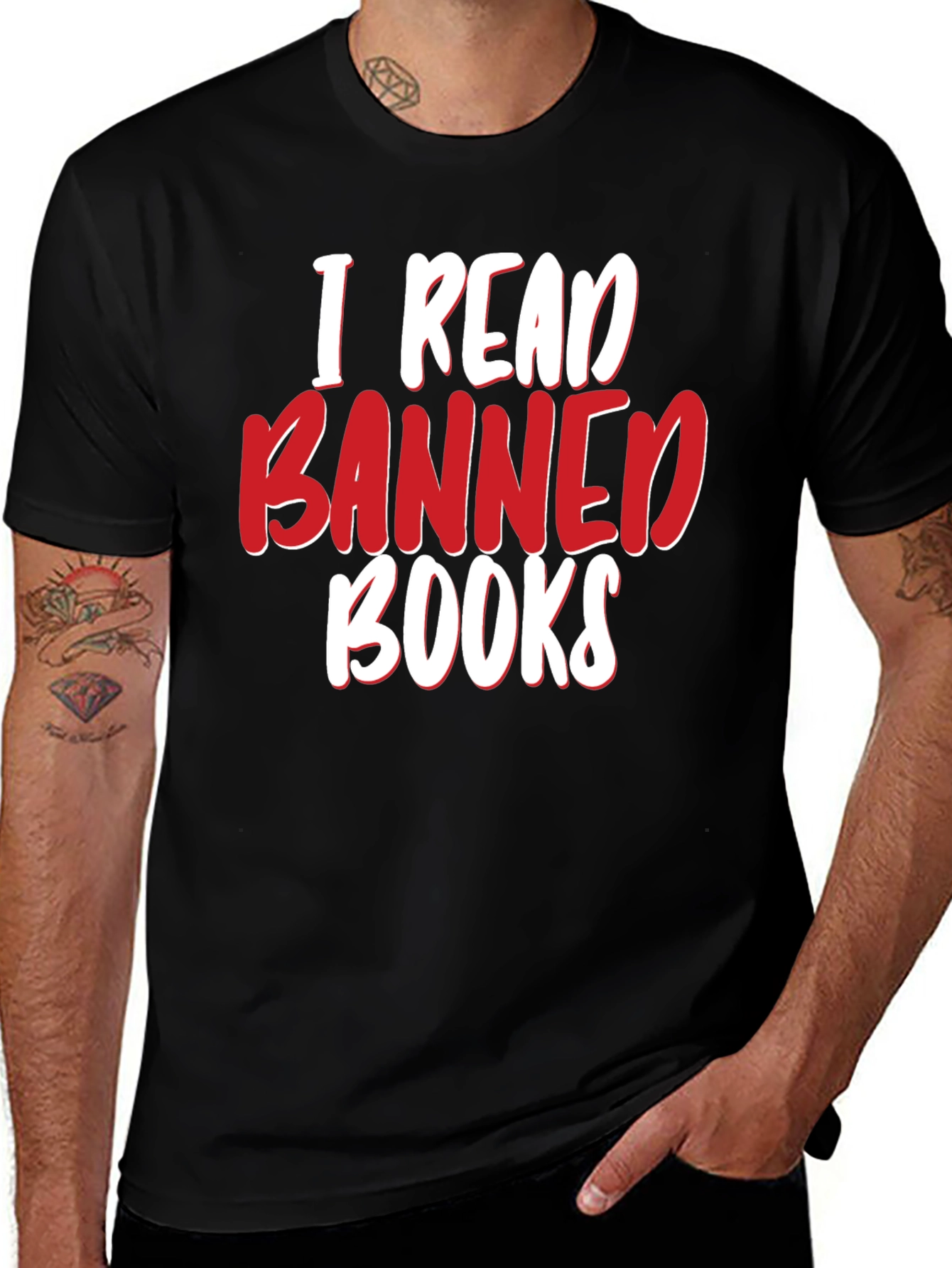 Variant 21 of I Read Banned Books T-Shirt