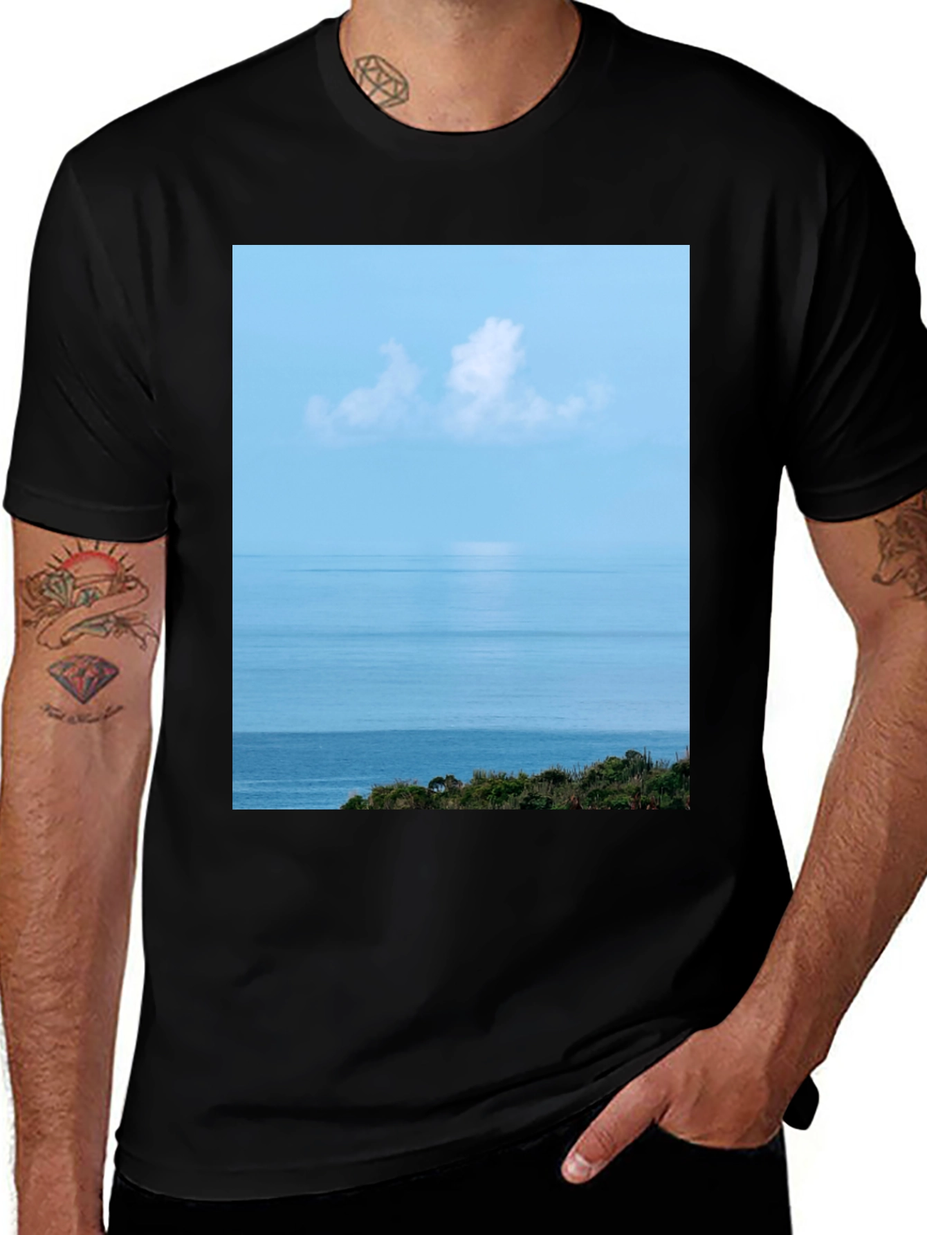 Variant 27 of Ocean View T-Shirt - Coastal Calm Apparel