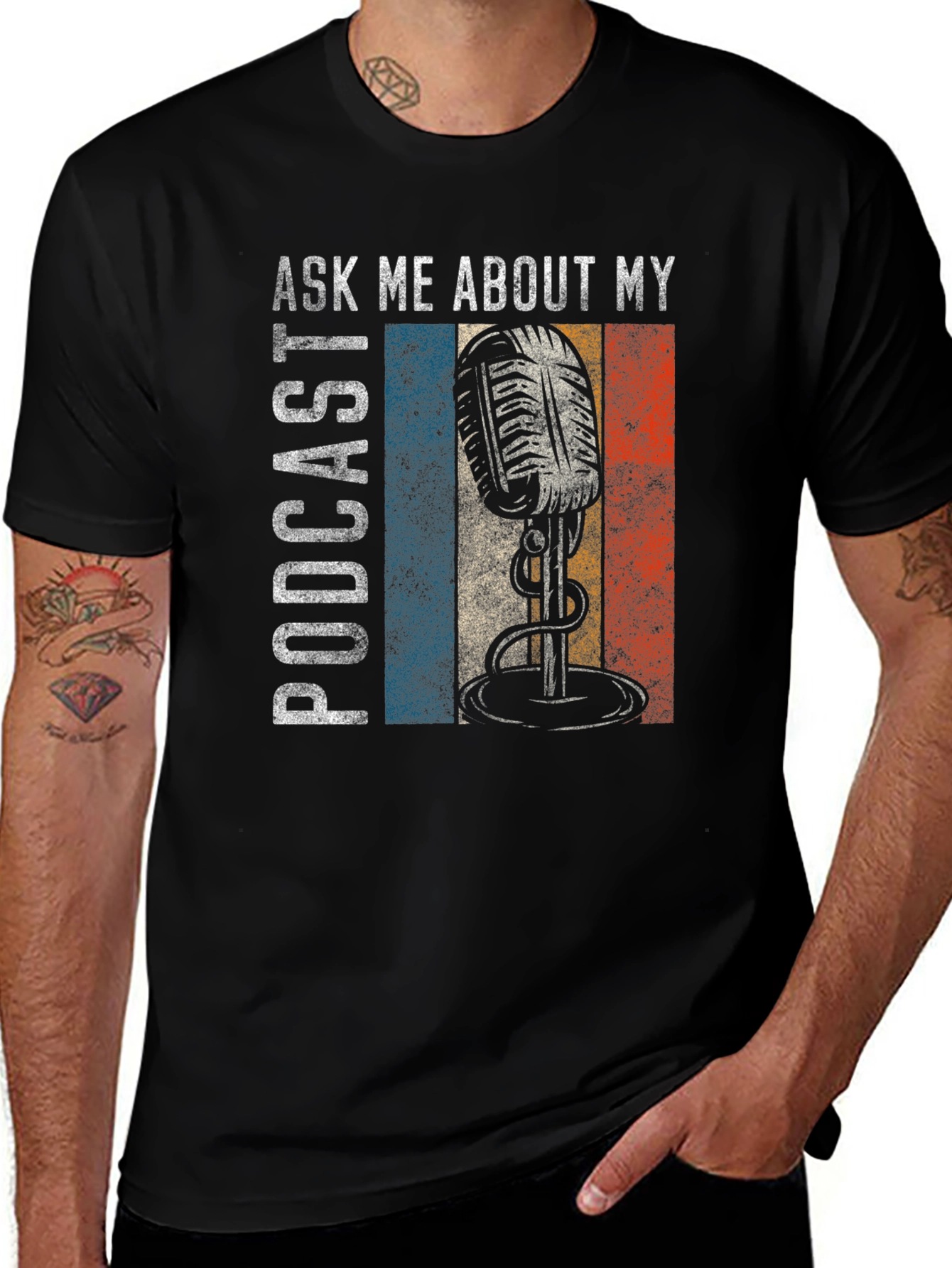 Variant 13 of Ask Me About My Podcast T-Shirt