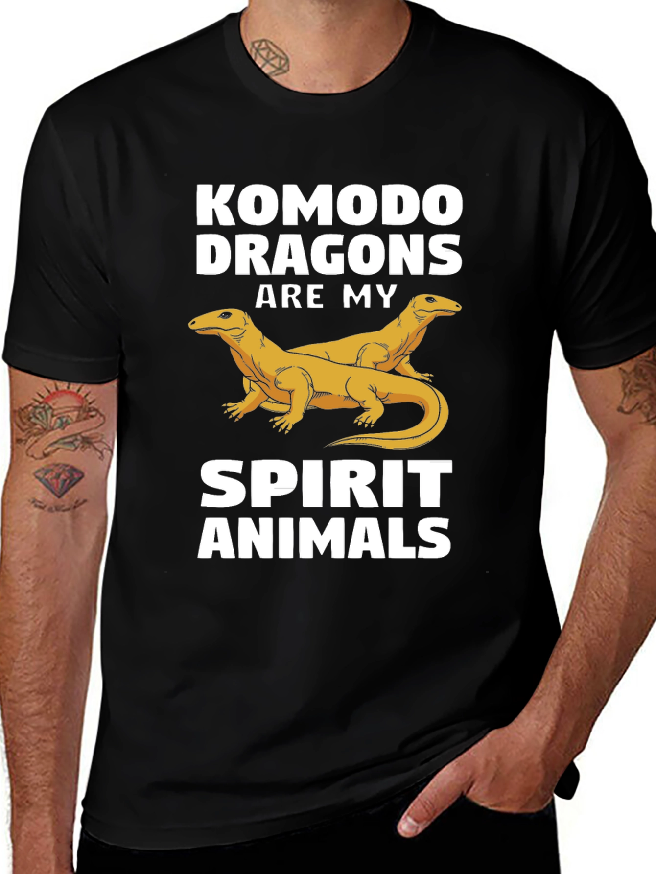 Komodo Dragon Spirit Animal Graphic T-Shirt