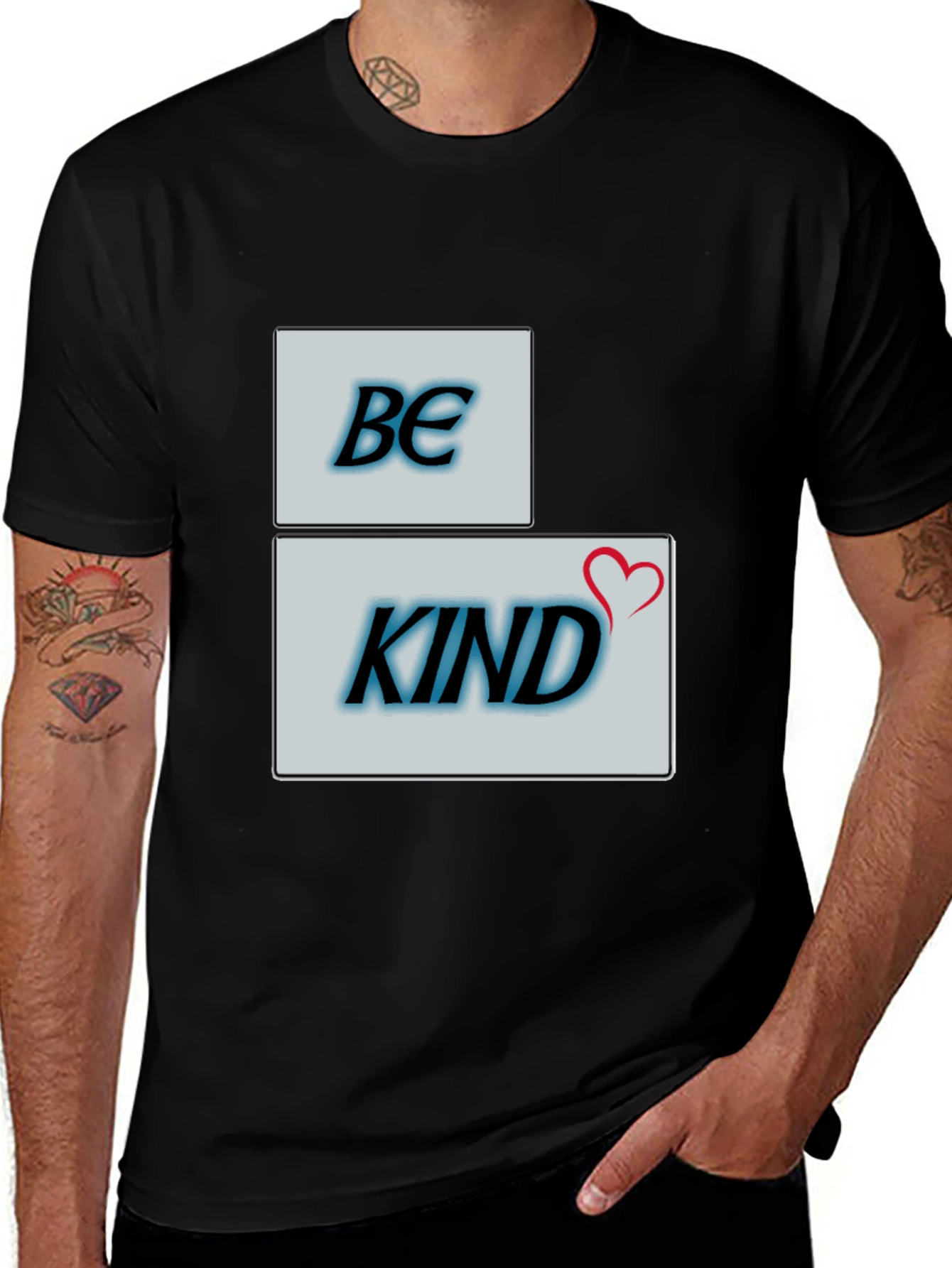 Variant 9 of Be Kind T-Shirt - Inspirational Graphic Tee