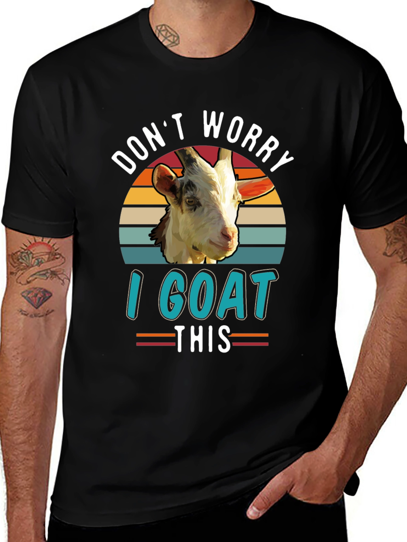 Variant 28 of Don't Worry I Goat This T-Shirt