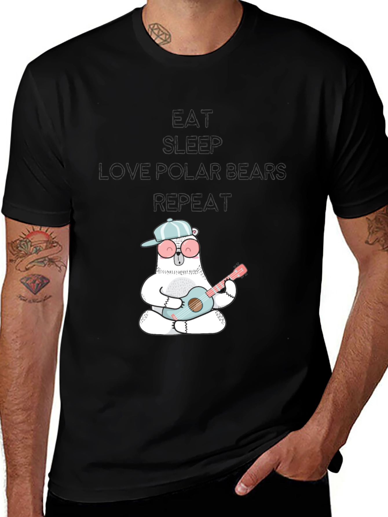 Variant 16 of Eat Sleep Love Polar Bears T-Shirt