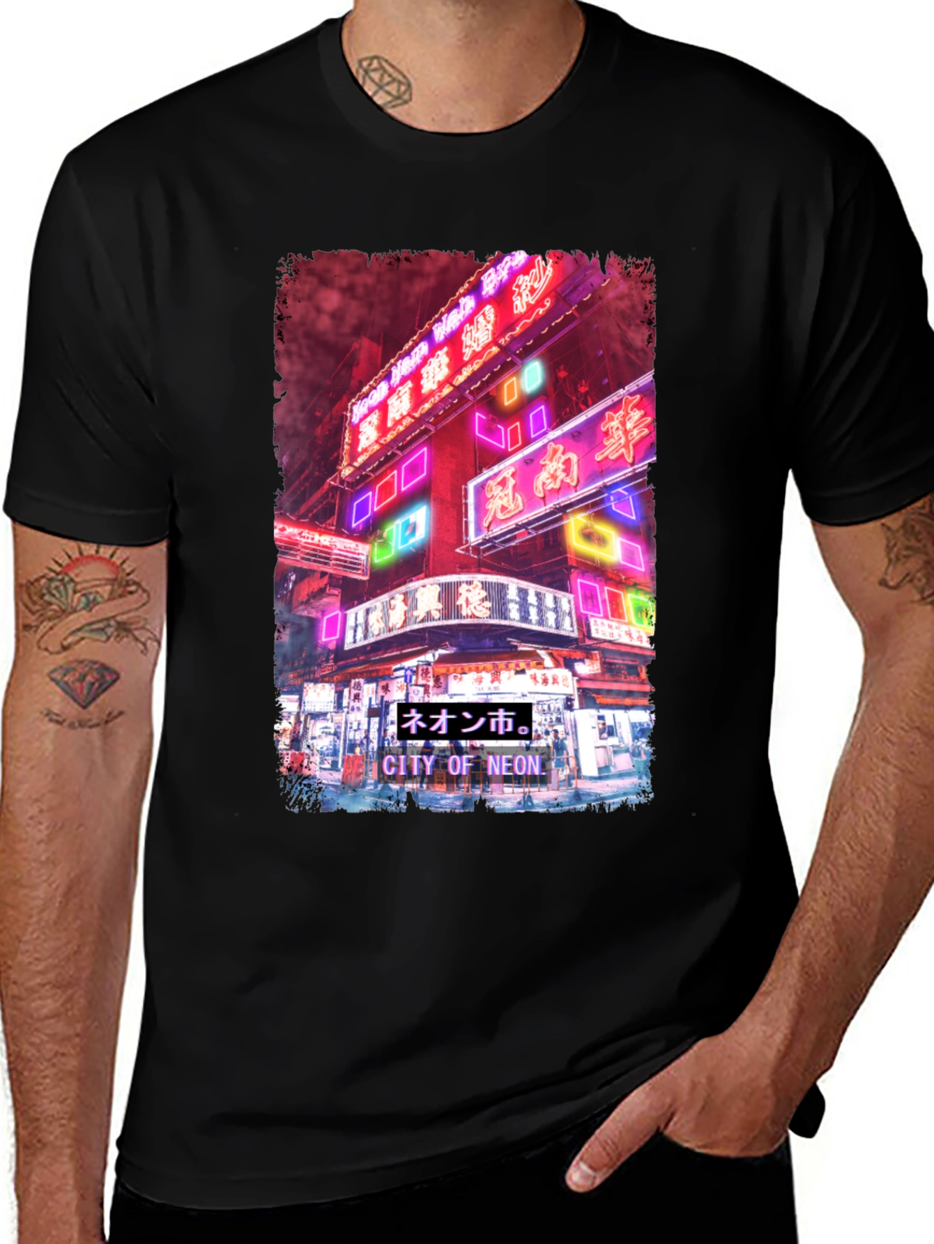 Variant 21 of City of Neon Graphic T-Shirt
