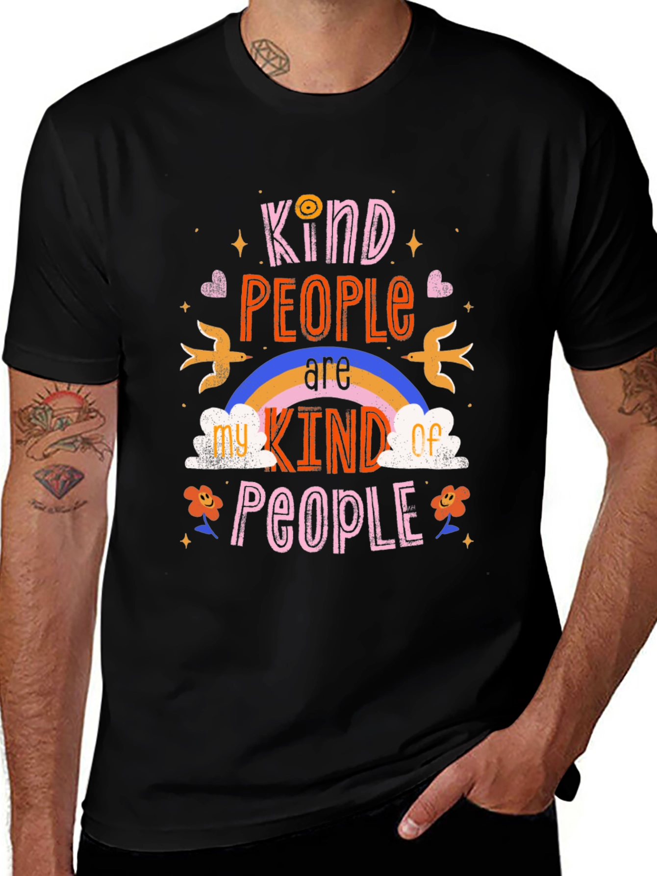 Variant 15 of Kind People T-Shirt - Graphic Tee - Positive Vibes