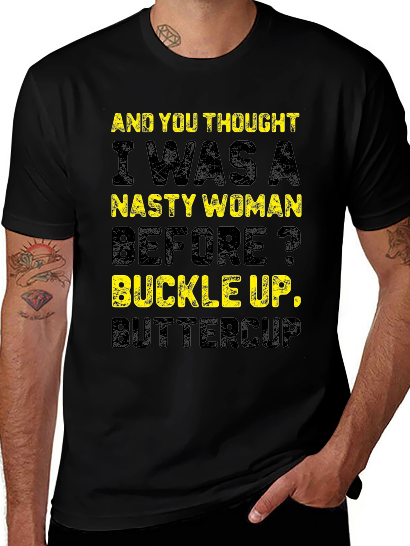 Variant 15 of Nasty Woman Slogan T-Shirt
