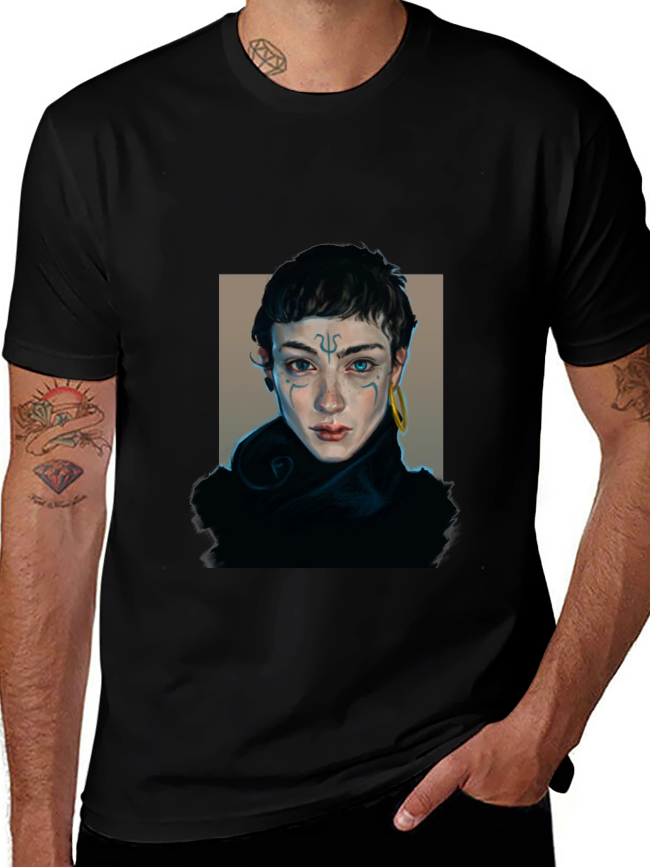 Variant 11 of Unique Graphic Tee - Lisbeth Salander Inspired