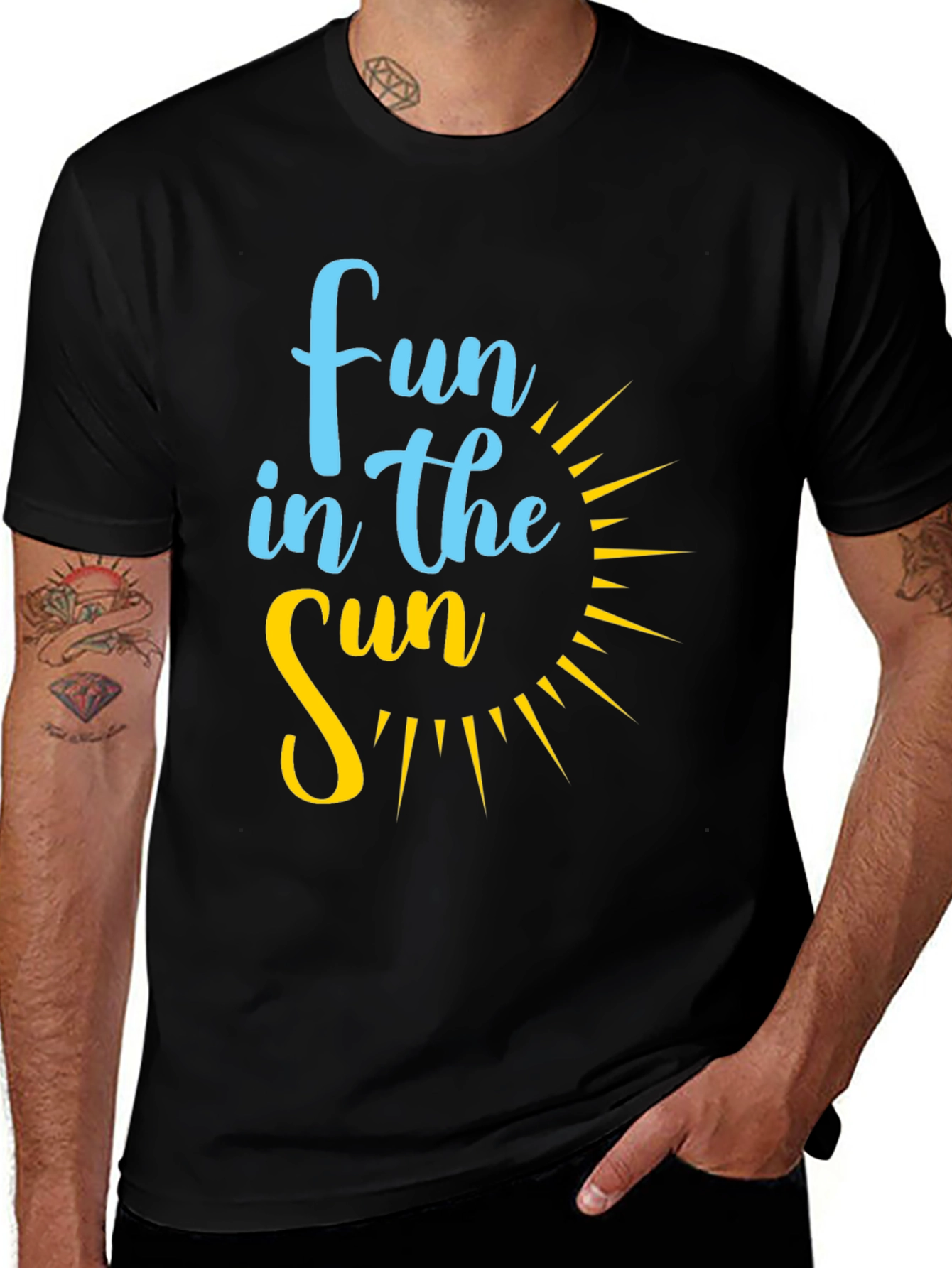 Variant 11 of Fun in the Sun Graphic Tee - Summer Vibes Shirt