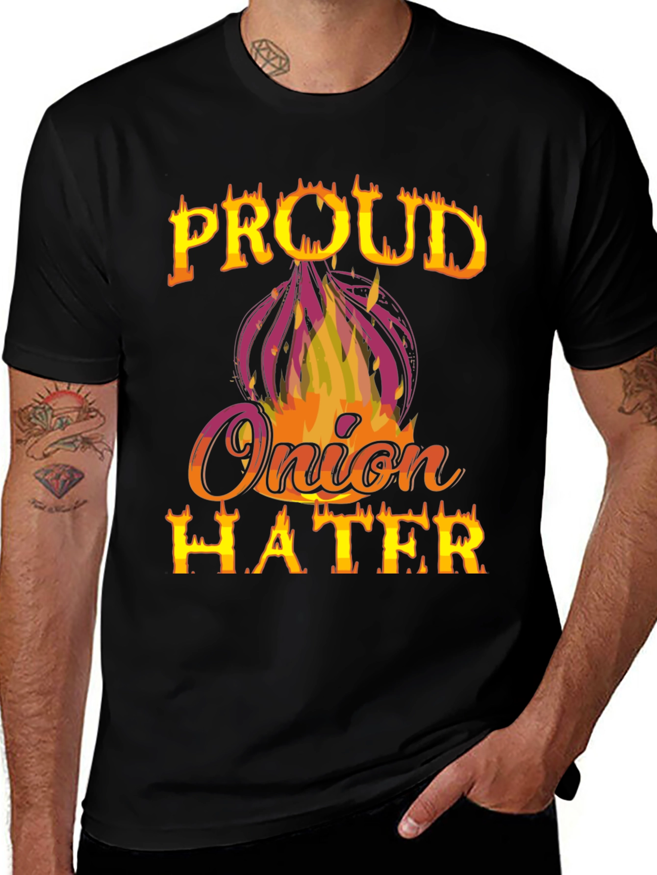 Variant 4 of Proud Onion Hater T-Shirt - Funny Graphic Tee