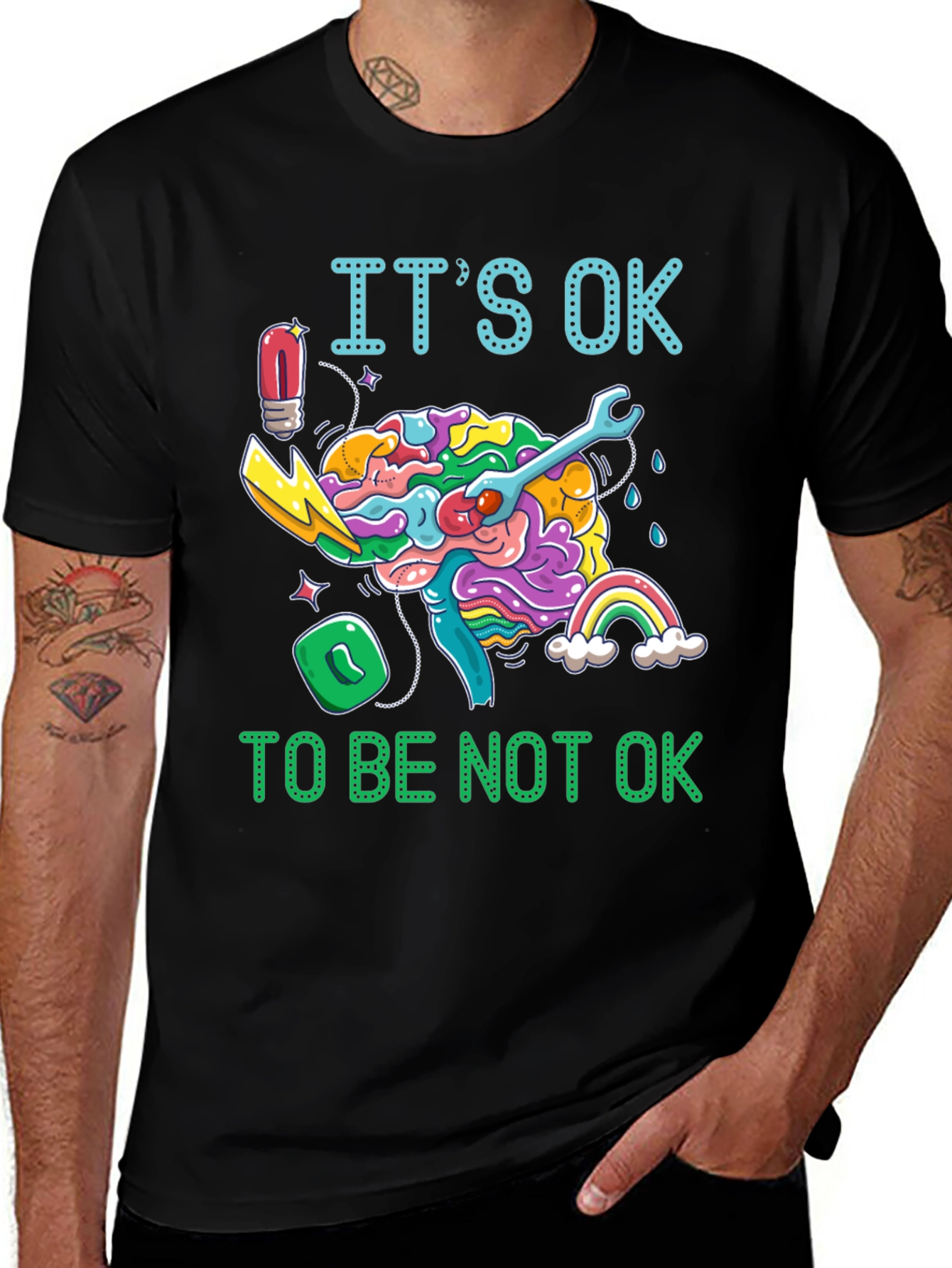 Variant 25 of It's Ok To Be Not Ok Graphic Tee