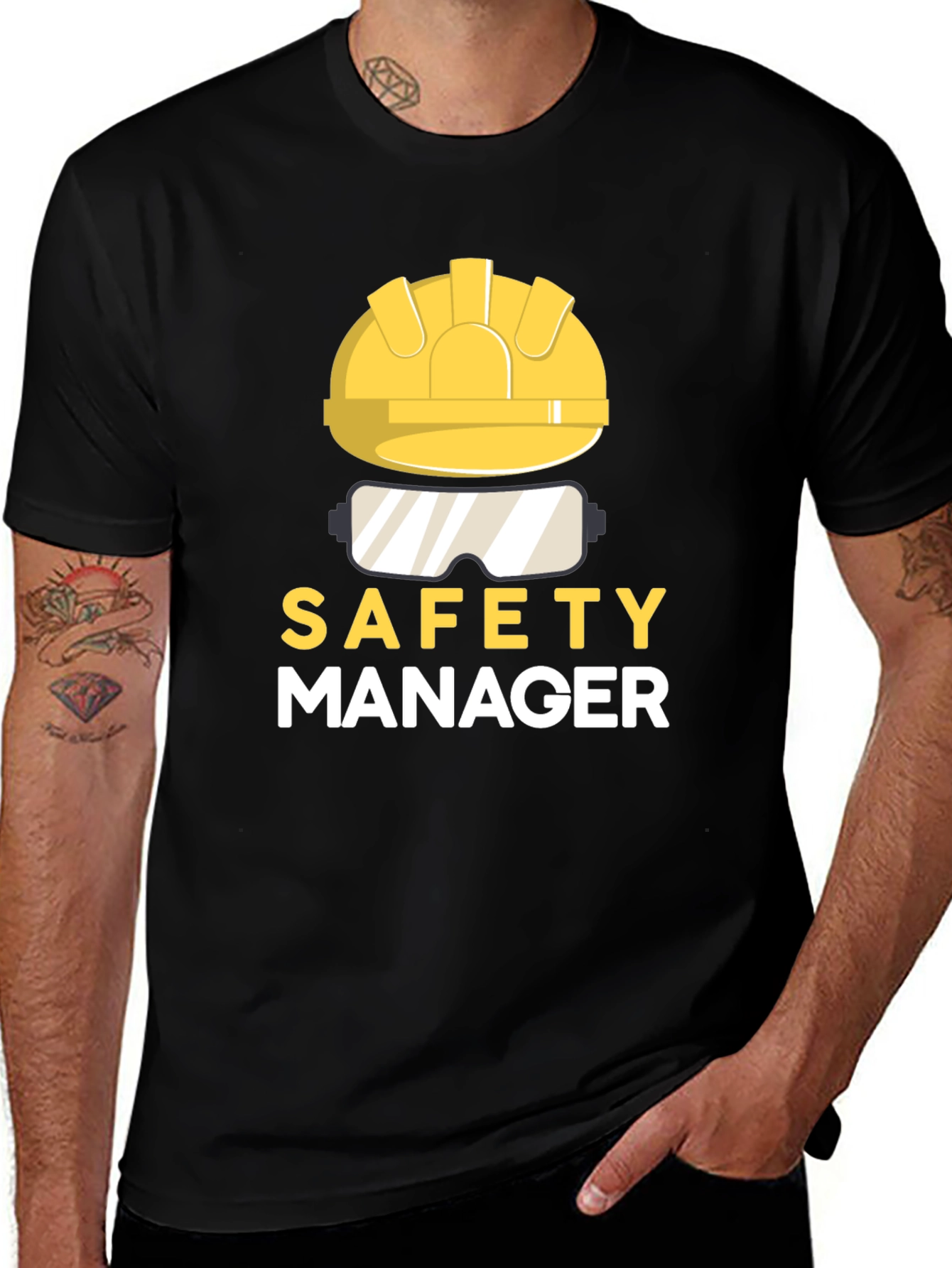 Variant 4 of Safety Manager T-Shirt - Workwear Apparel