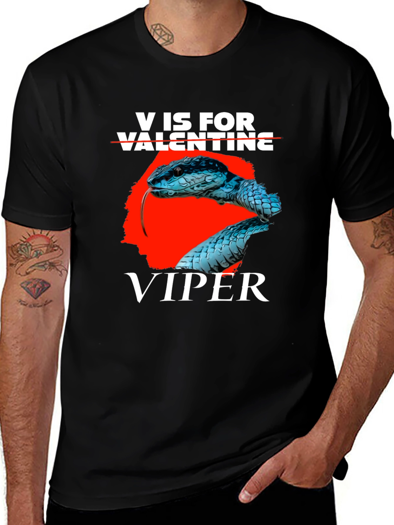 Variant 25 of V is for Viper T-shirt
