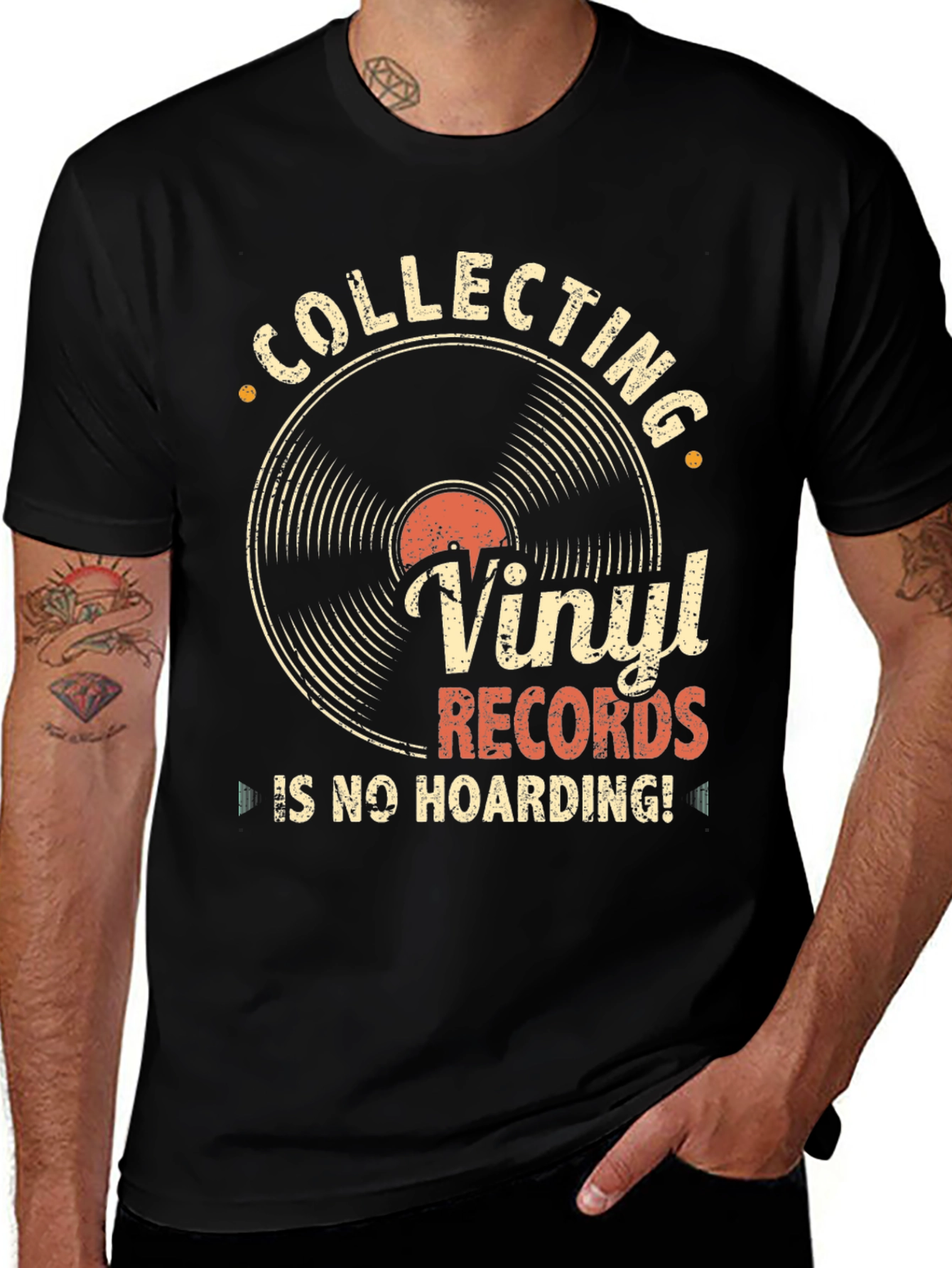 Variant 9 of Vinyl Records Collector T-Shirt - Is Not Hoarding!