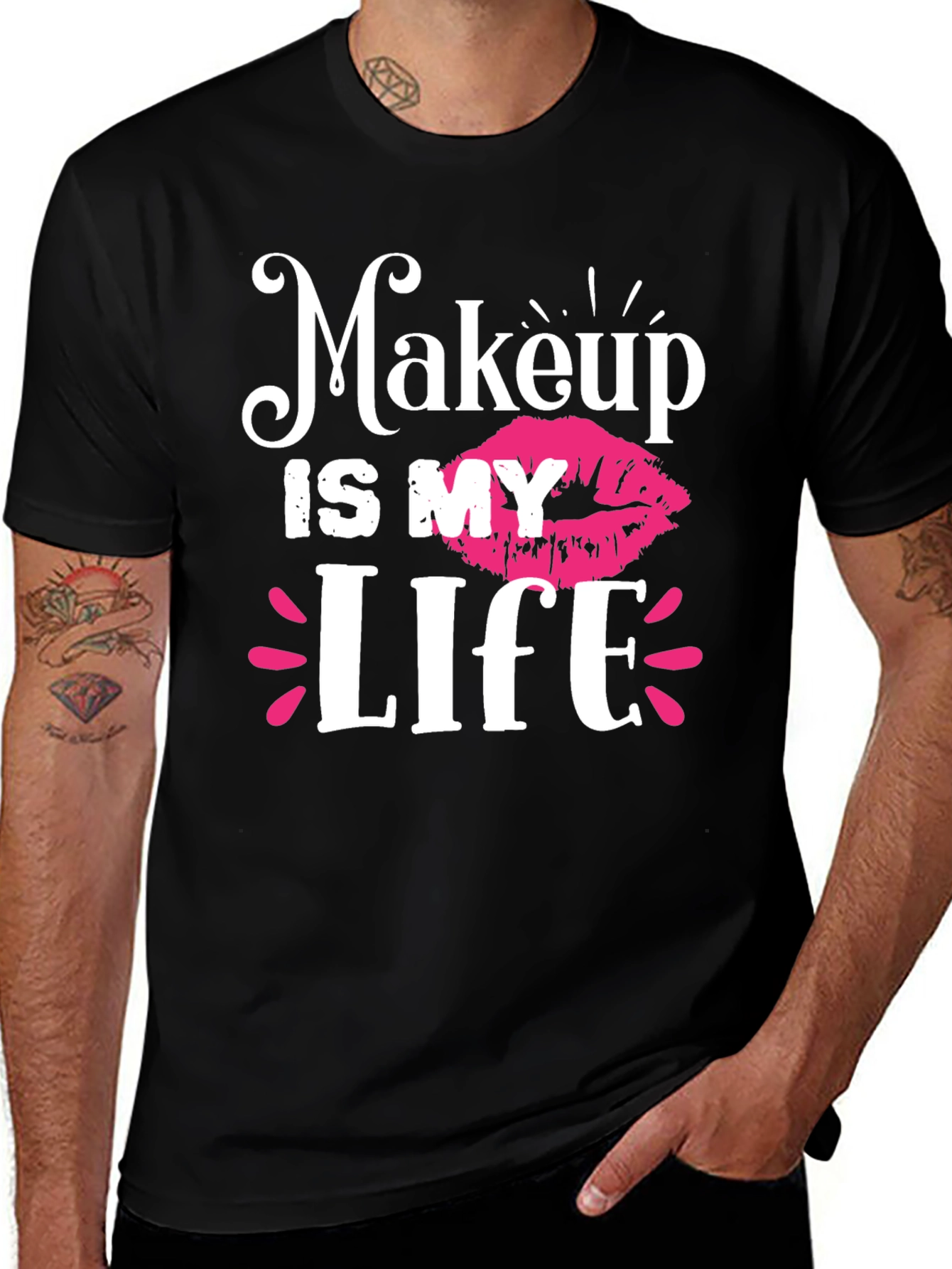 Variant 9 of Makeup Is My Life Graphic Tee
