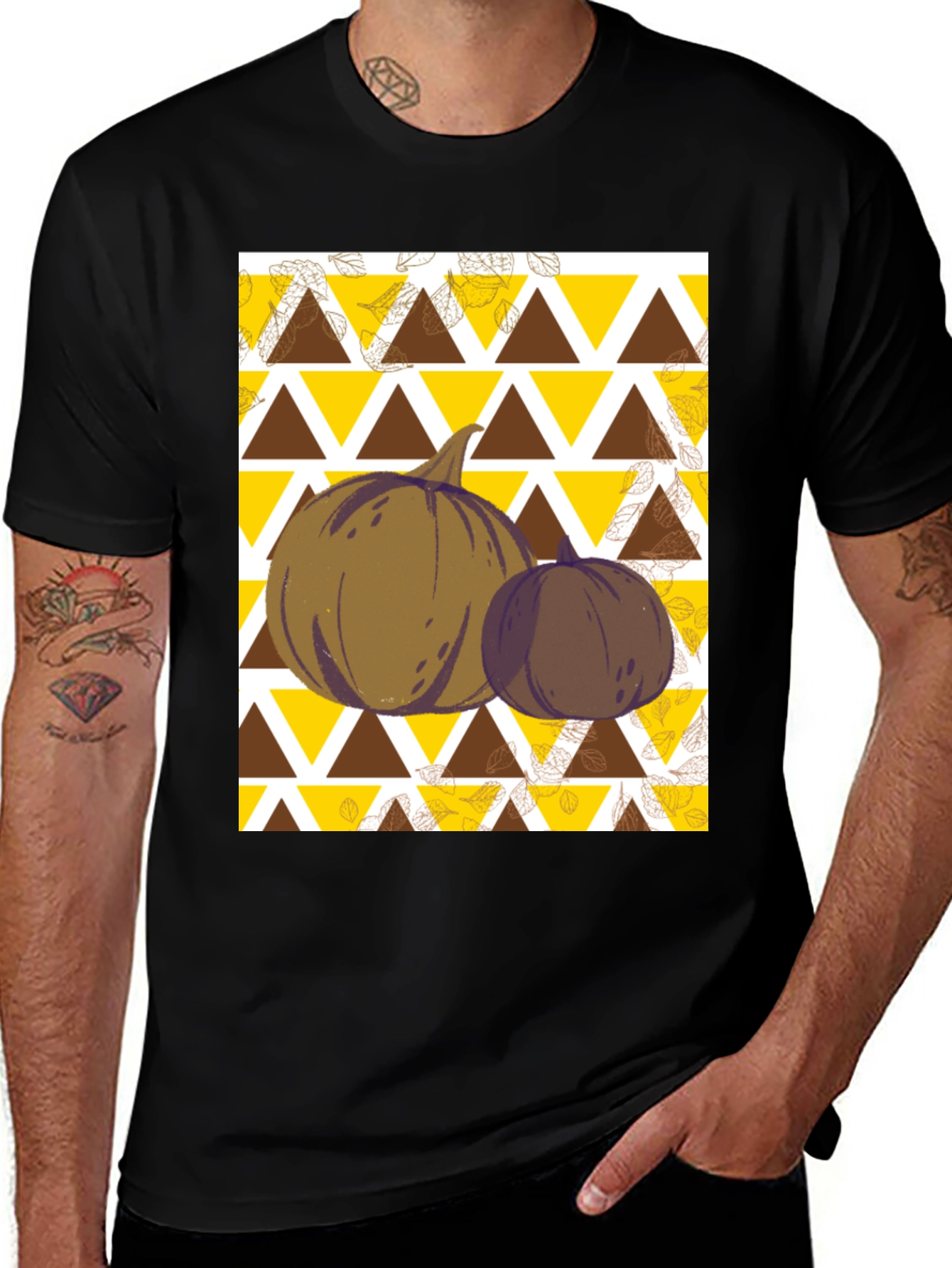 Variant 17 of Pumpkin Patch Graphic Tee - Autumn Style