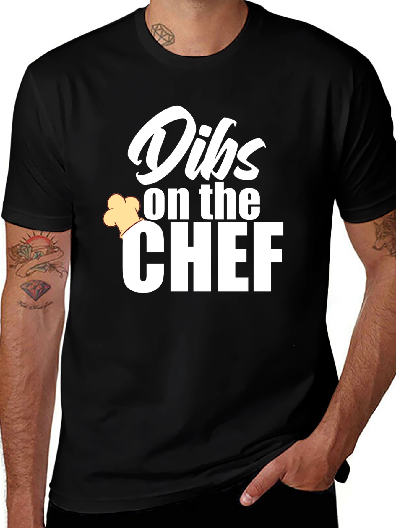 Variant 28 of Dibs on the Chef T-Shirt, Funny Culinary Tee