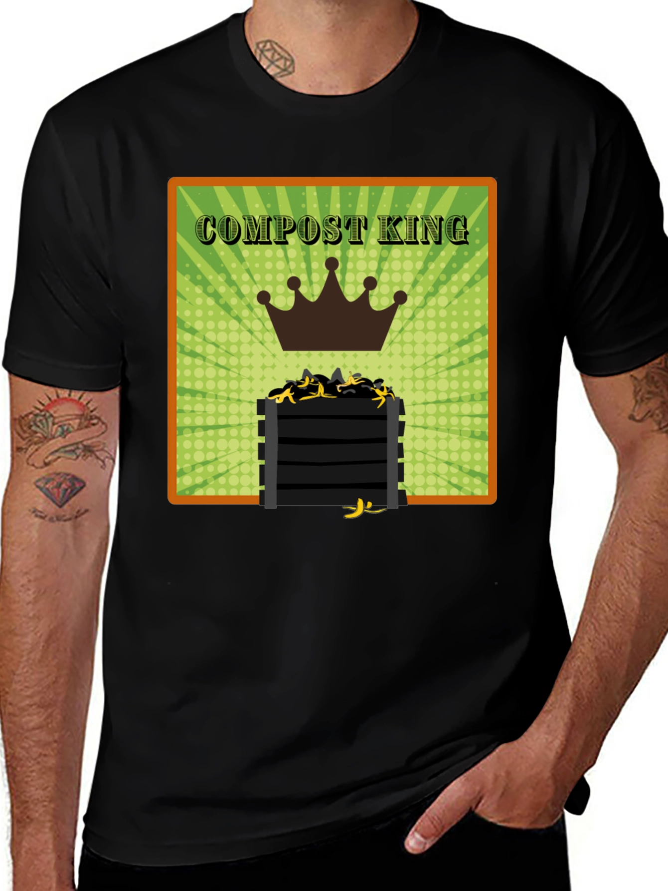 Variant 22 of Compost King T-Shirt - Eco-Friendly Humor