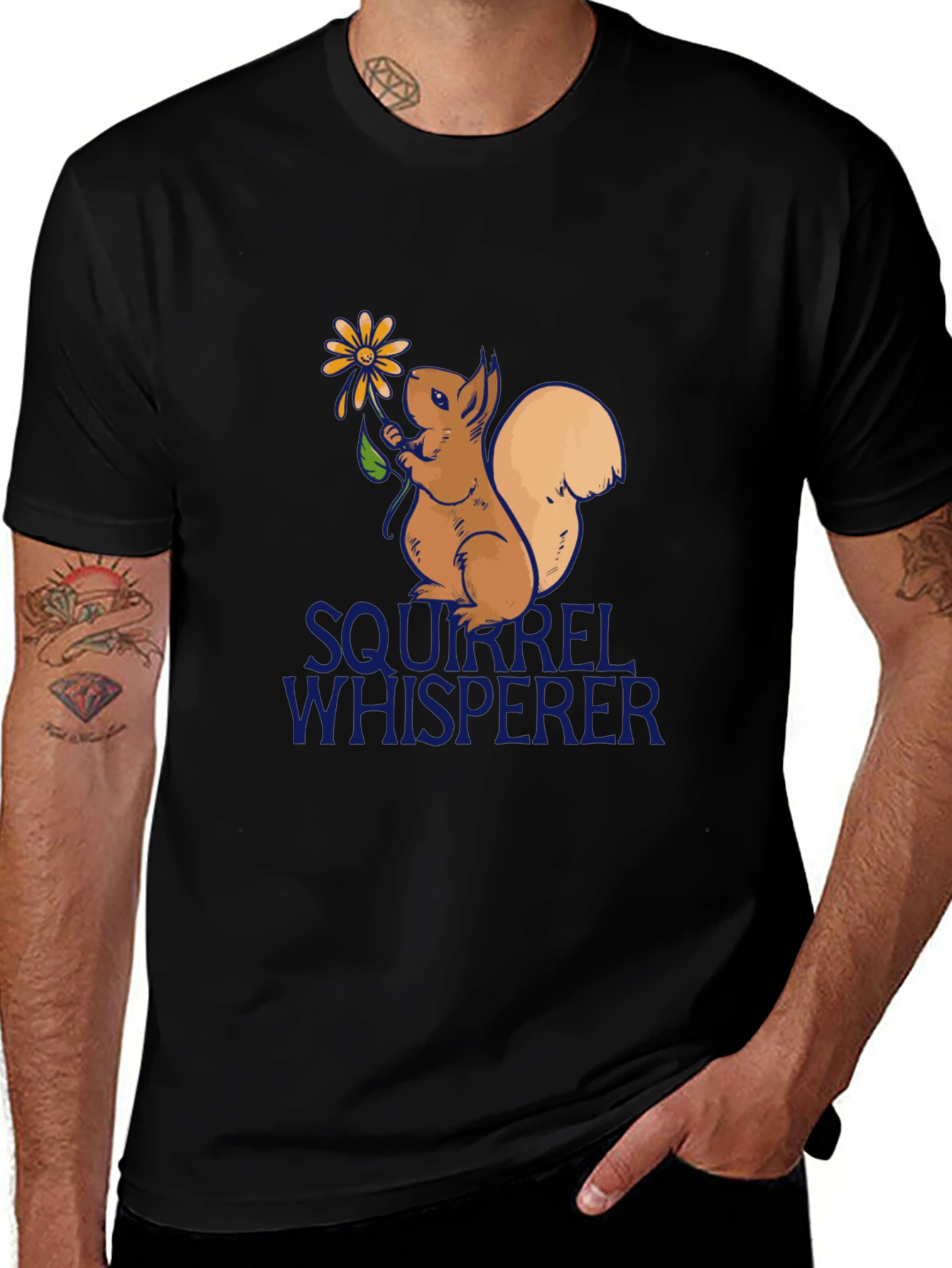 Variant 26 of Squirrel Whisperer Graphic T-Shirt