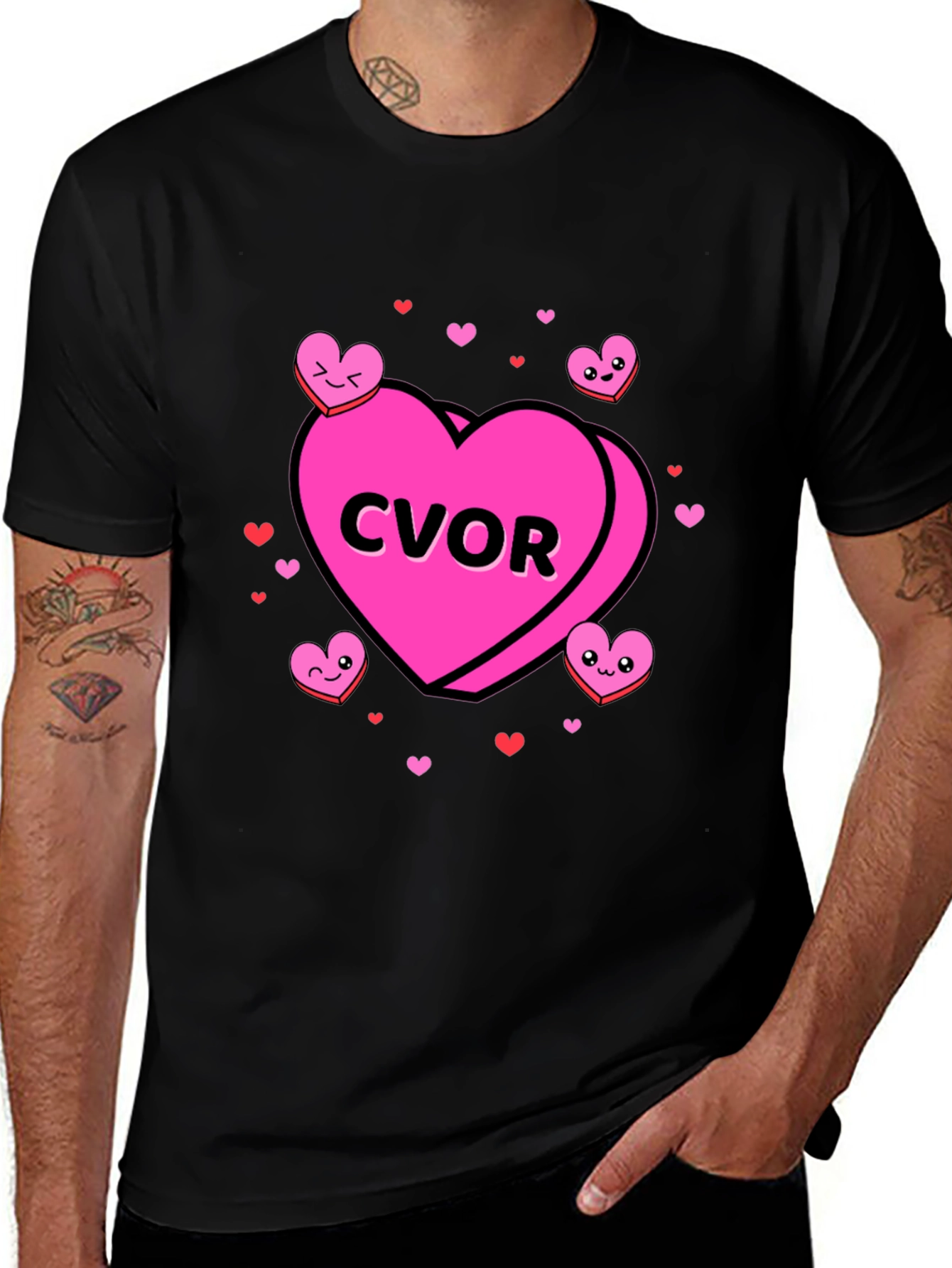 Variant 23 of CVOR Heart Valentine's Day T-Shirt