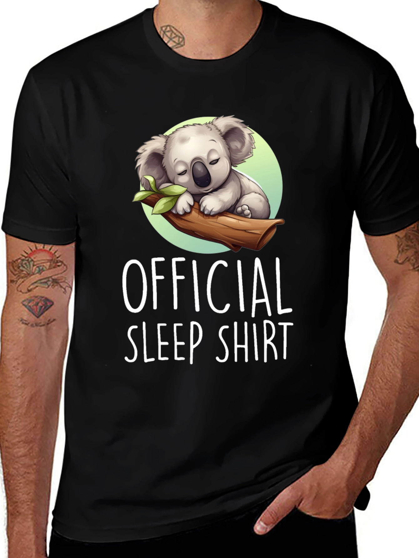 Variant 29 of Koala Sleep Shirt - Official Sleep Tee