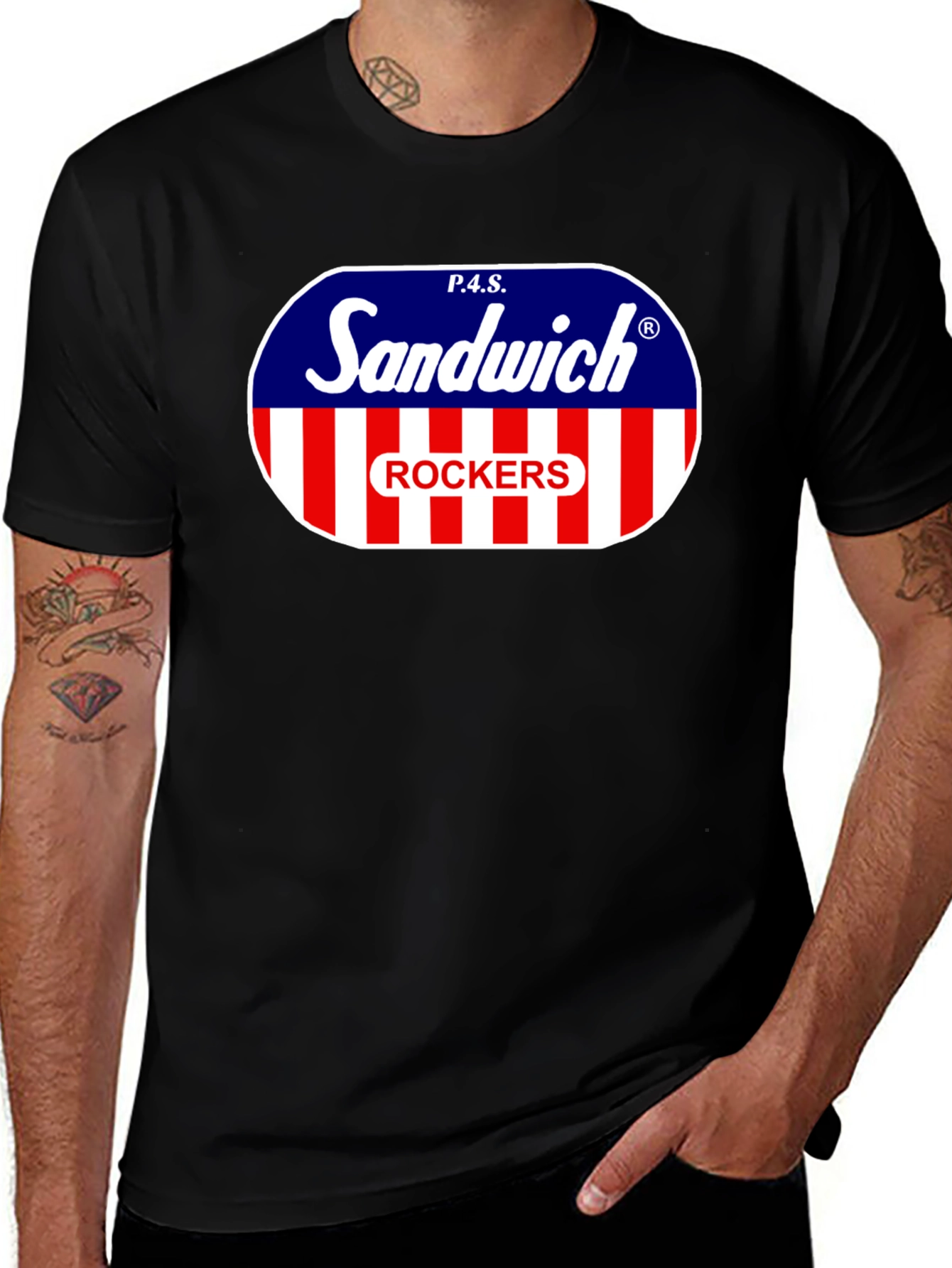 Variant 25 of Sandwich Rockers P.4.S. T-Shirt
