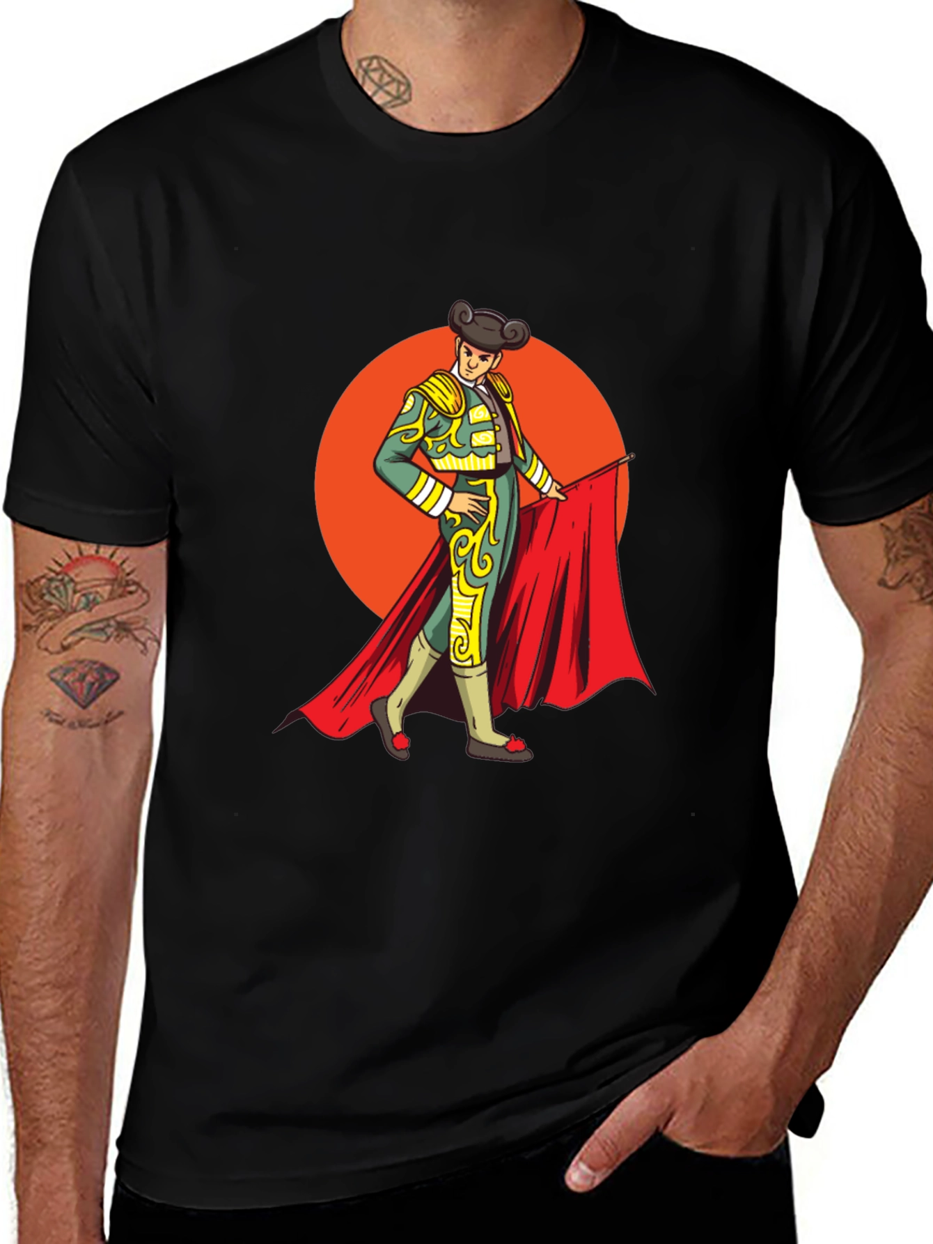 Matador Graphic Tee - Bullfighter Design