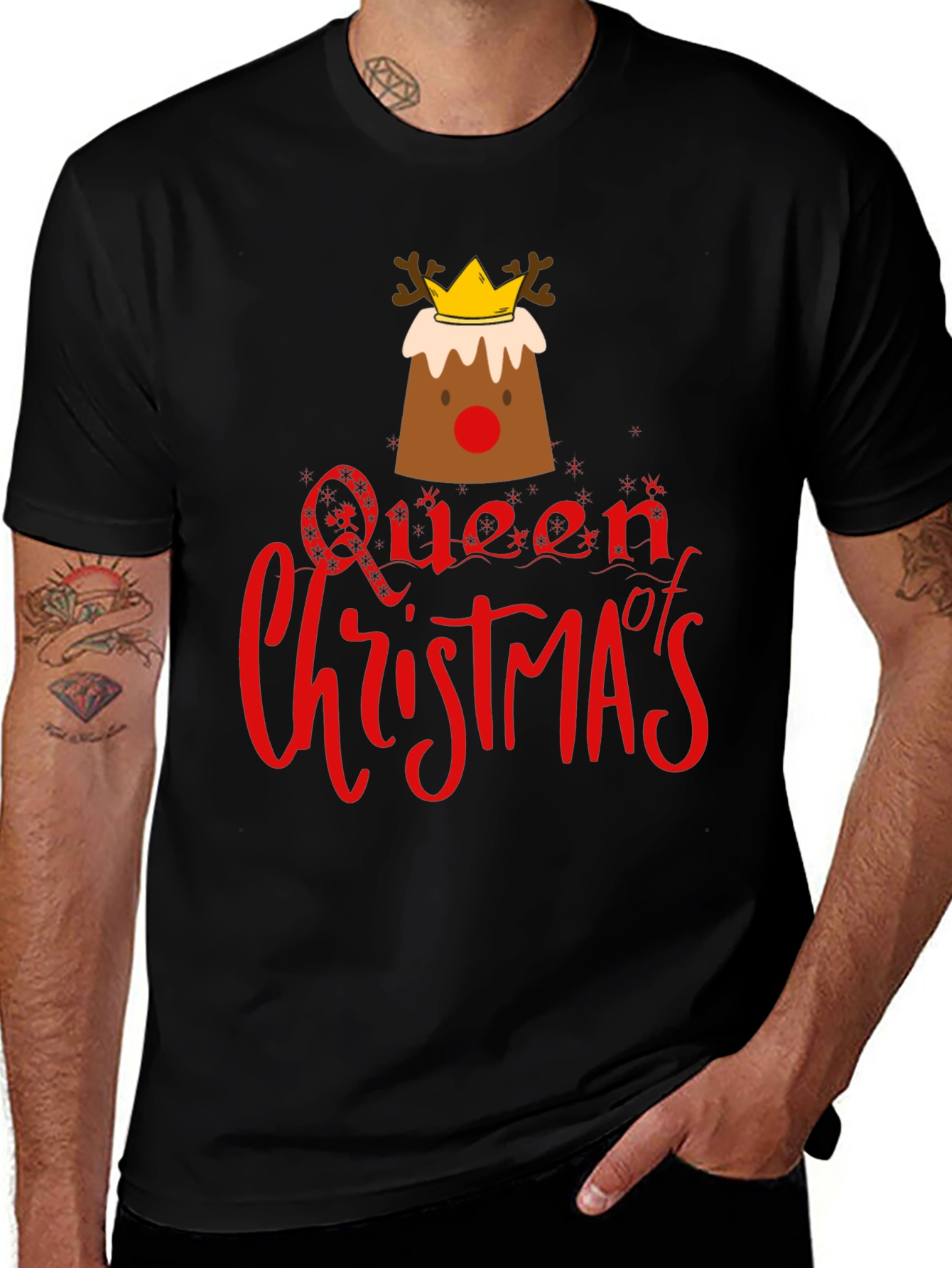 Queen of Christmas T-Shirt Holiday Graphic Tee