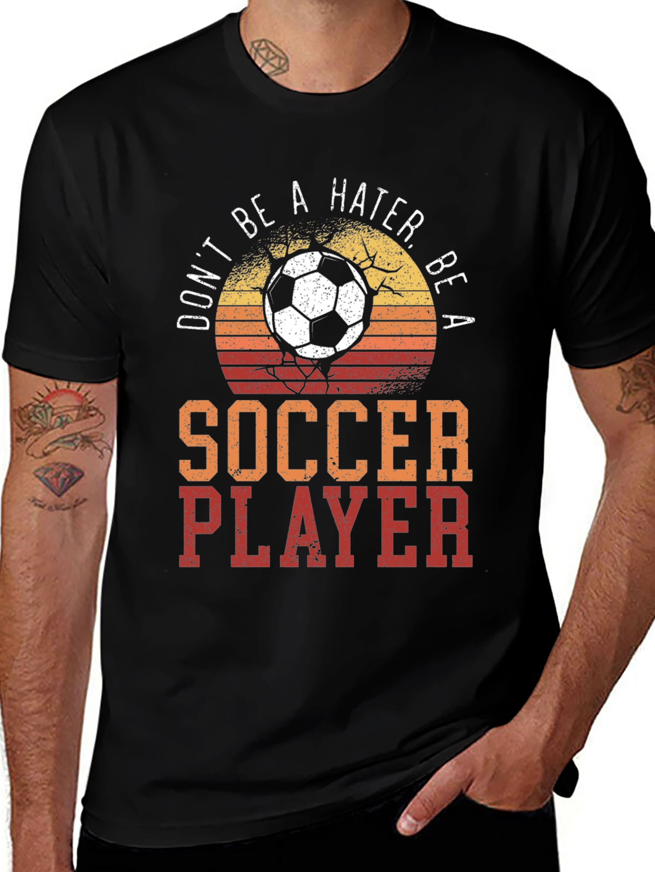 Variant 28 of Soccer Player Graphic T-Shirt