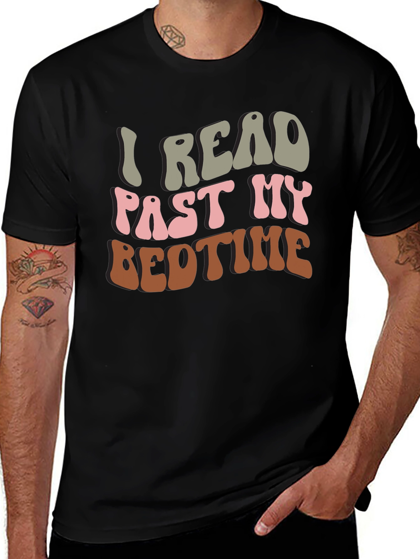 Variant 12 of I Read Past My Bedtime T-Shirt