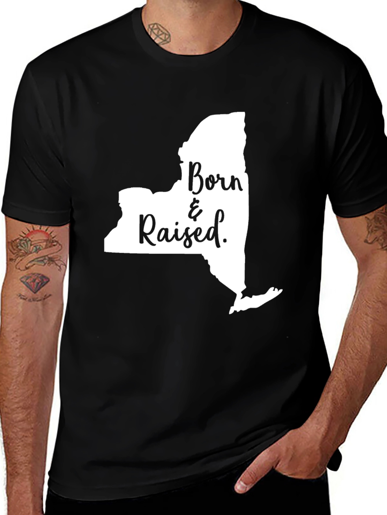 Born and Raised New York State T-Shirt