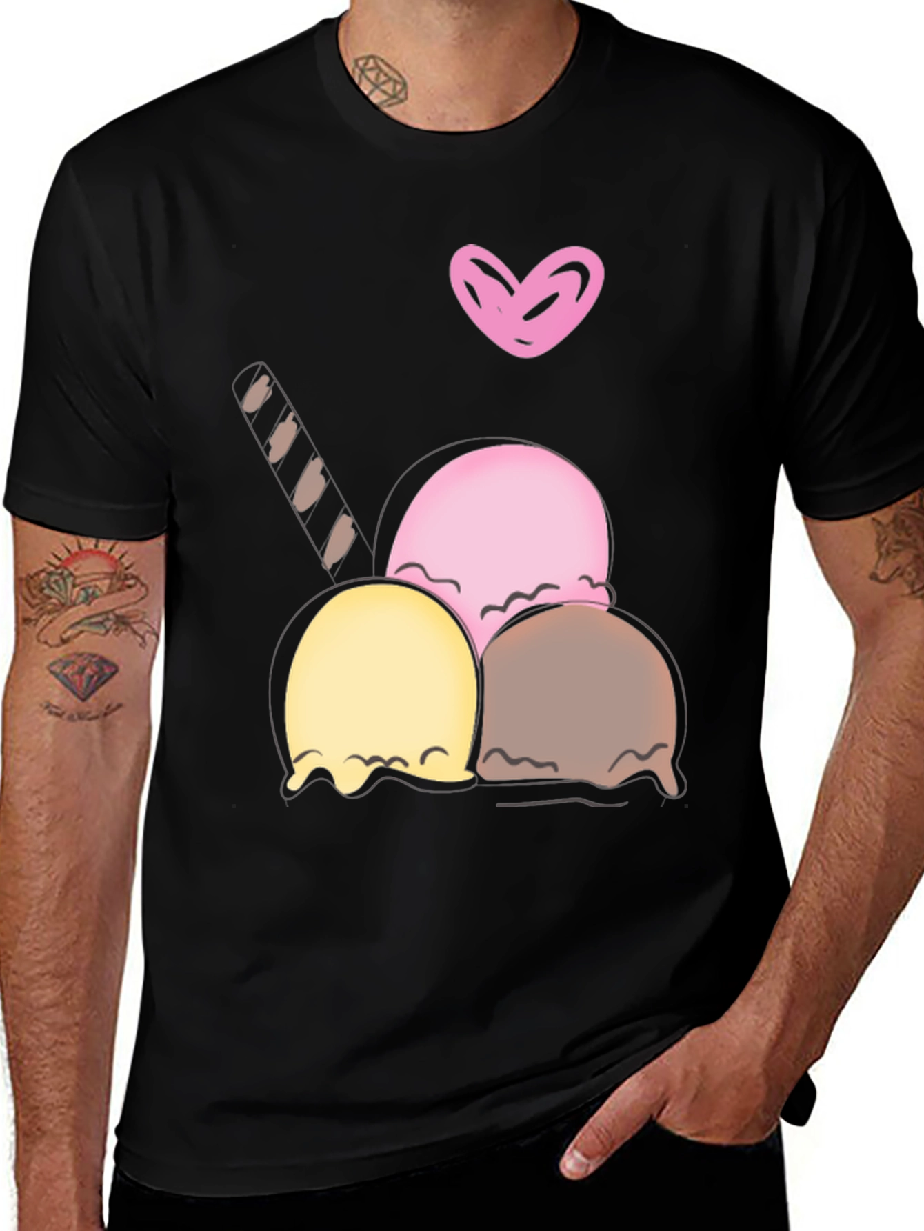 Variant 28 of Ice Cream Dessert Graphic Tee