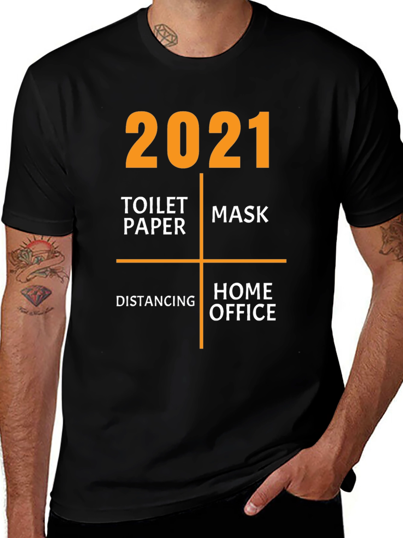 2021 COVID-Themed Novelty Graphic T-Shirt