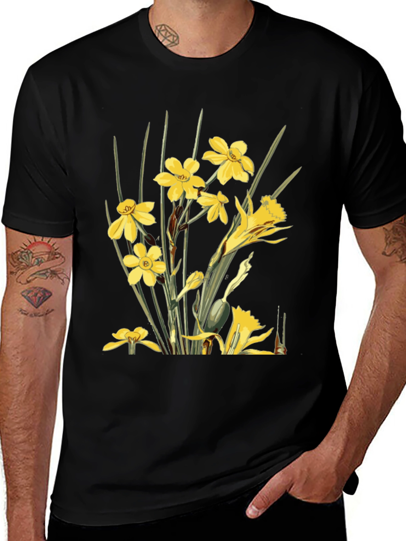 Daffodil Graphic Print T-Shirt
