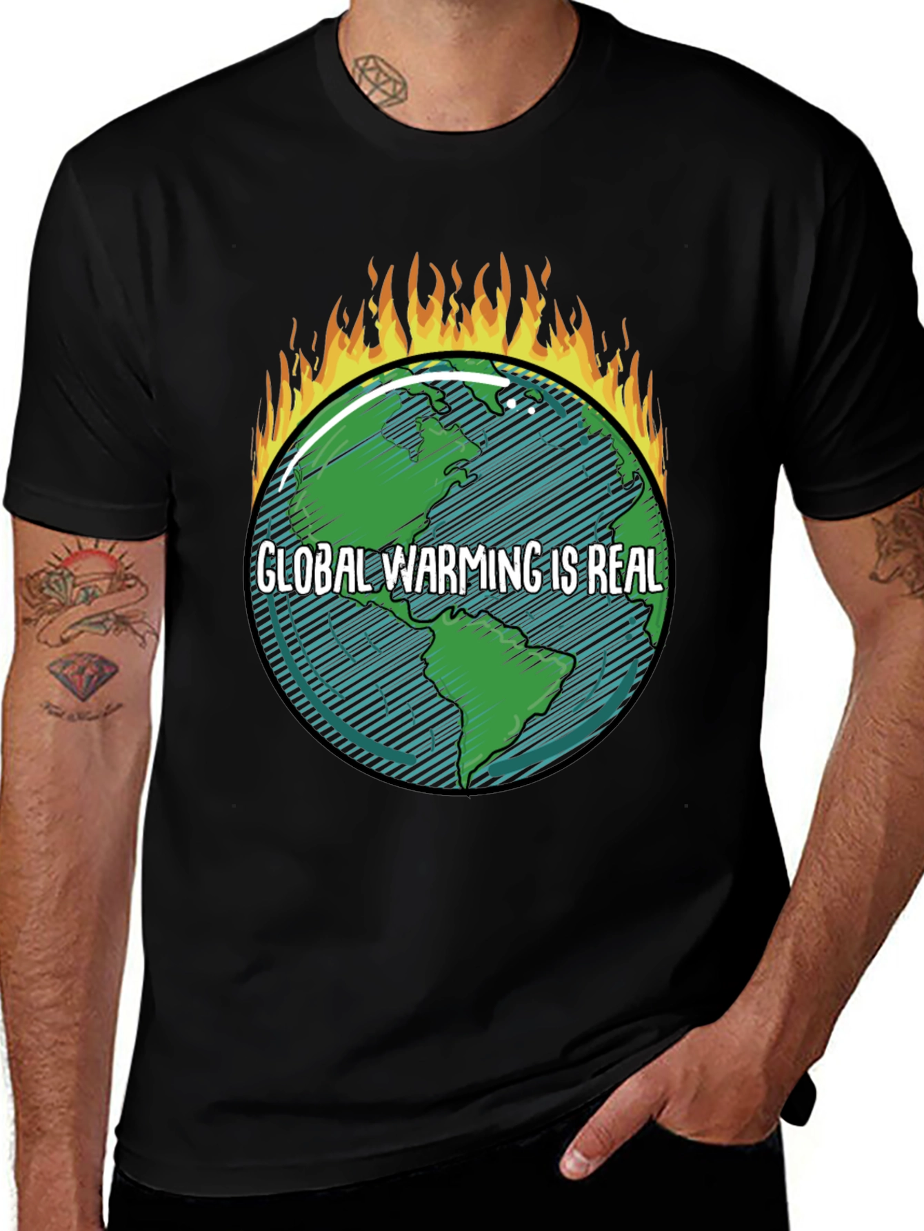 Variant 3 of Global Warming Awareness T-Shirt