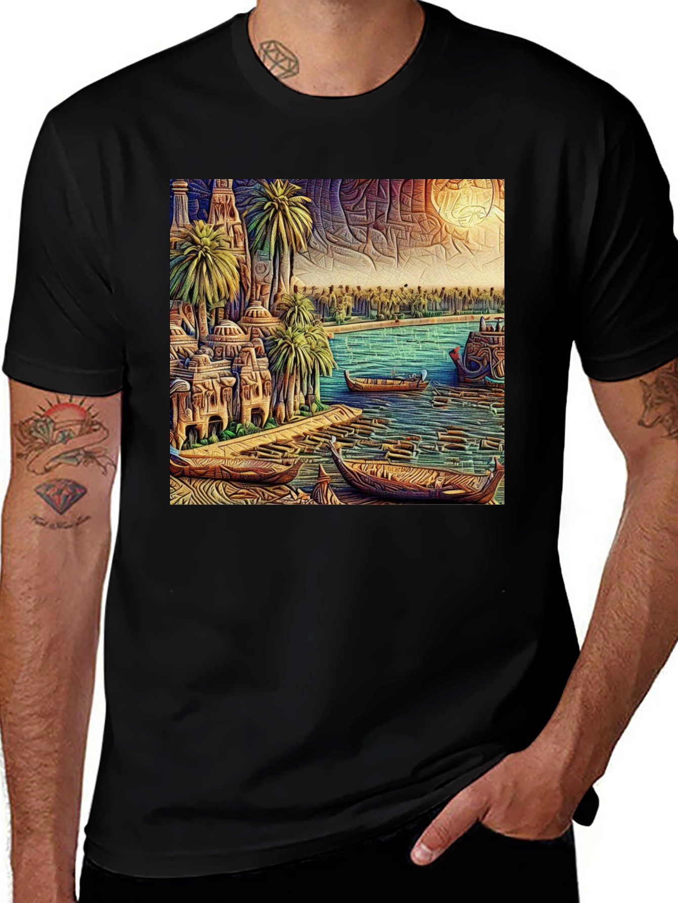 Variant 27 of Ancient River City T-Shirt