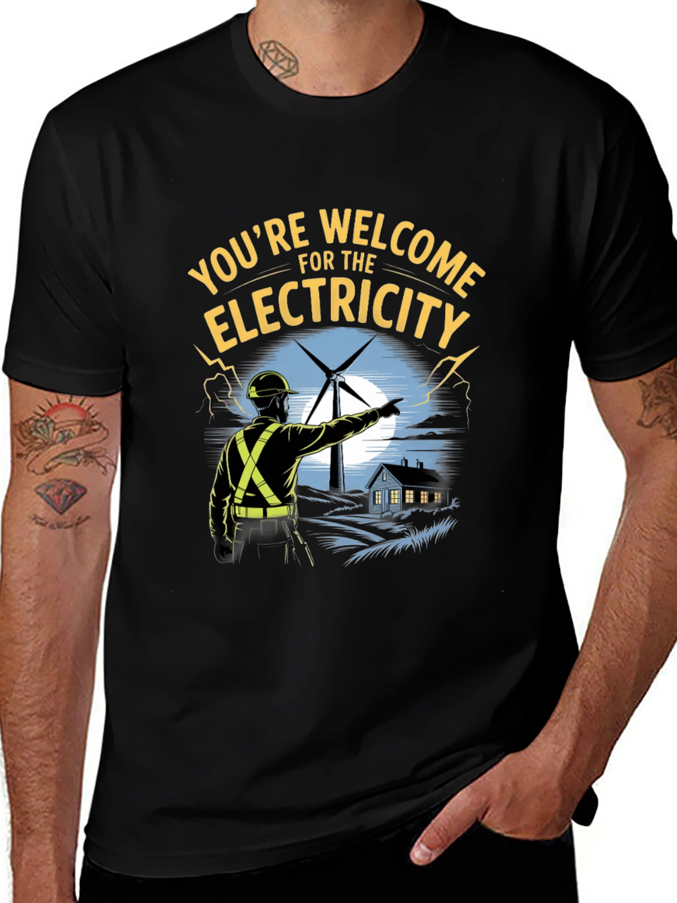 Variant 28 of You're Welcome Electricity T-Shirt