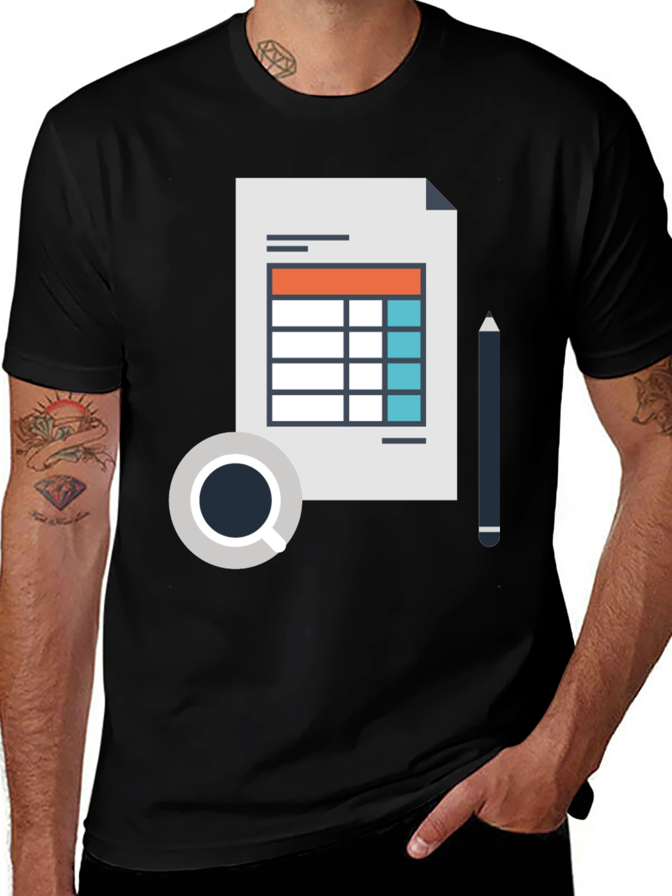 Variant 20 of Spreadsheet and Coffee T-Shirt