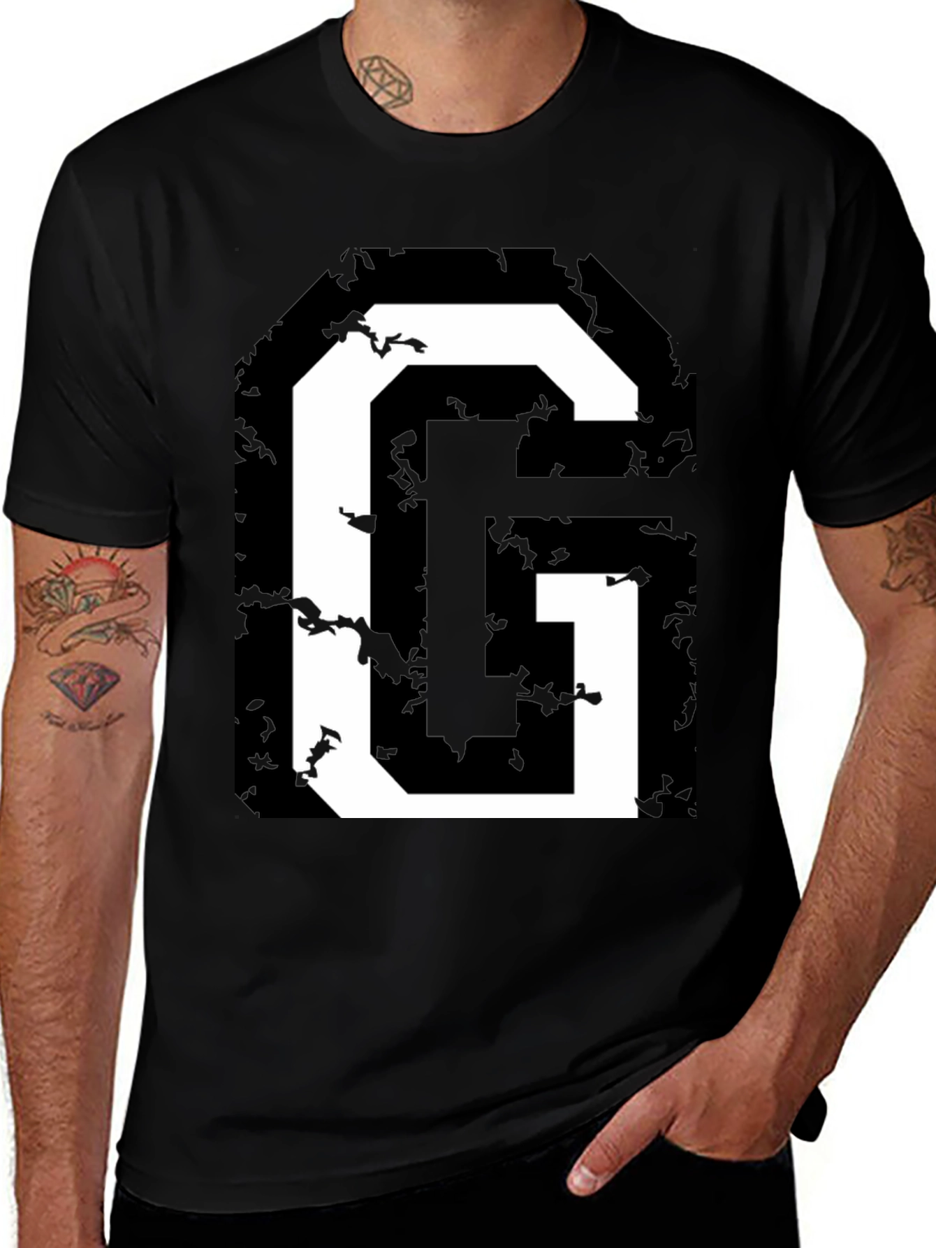 Variant 2 of Letter G Graphic T-Shirt