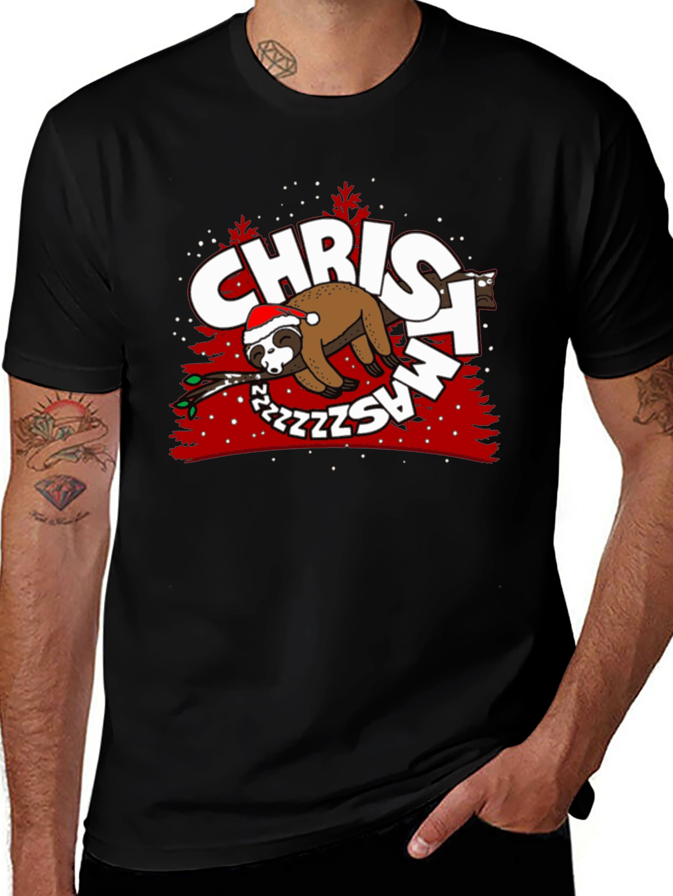 Christmas Sloth T-Shirt