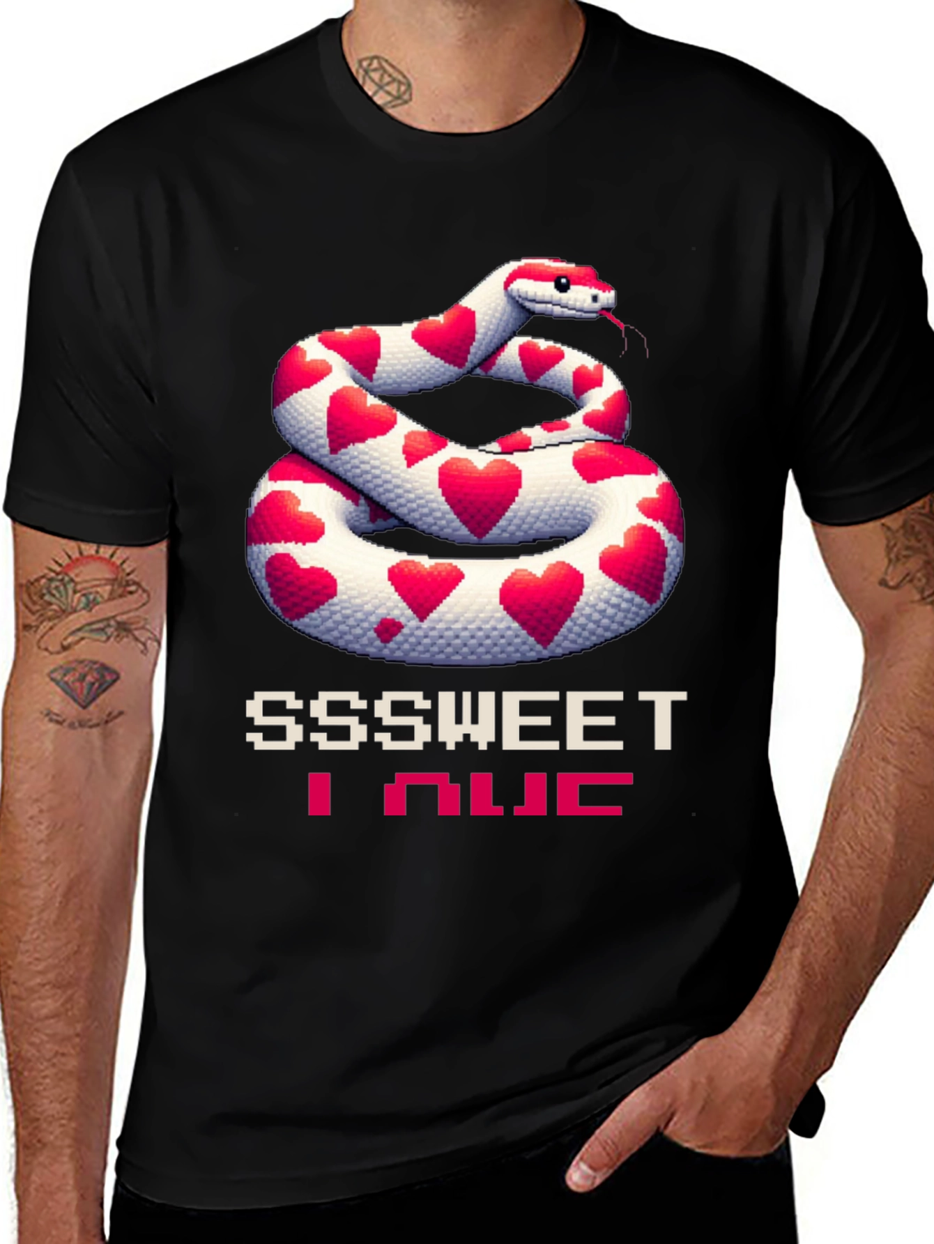 Sssweet Love Valentine's Day Snake T-Shirt