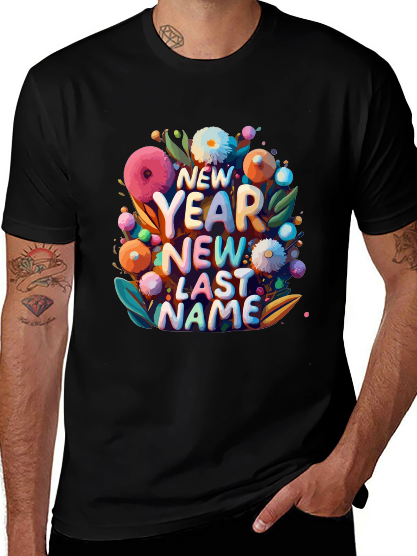 Variant 17 of New Year New Last Name Graphic Tee