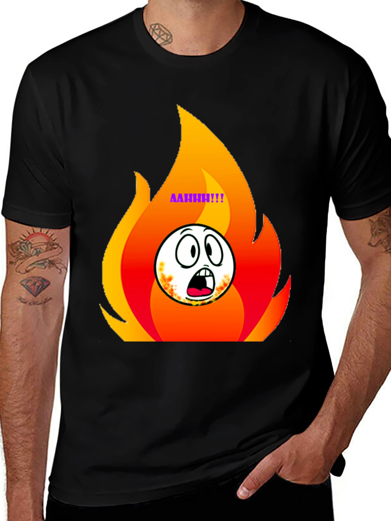 Variant 6 of Burning Man T-Shirt - Funny Graphic Tee