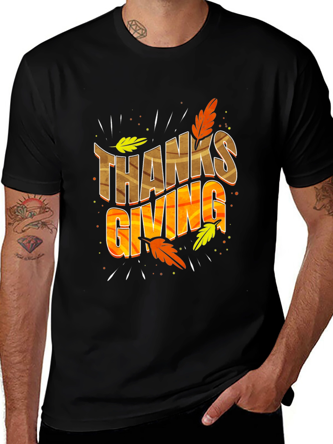 Thanksgiving Graphic T-Shirt - Holiday Apparel