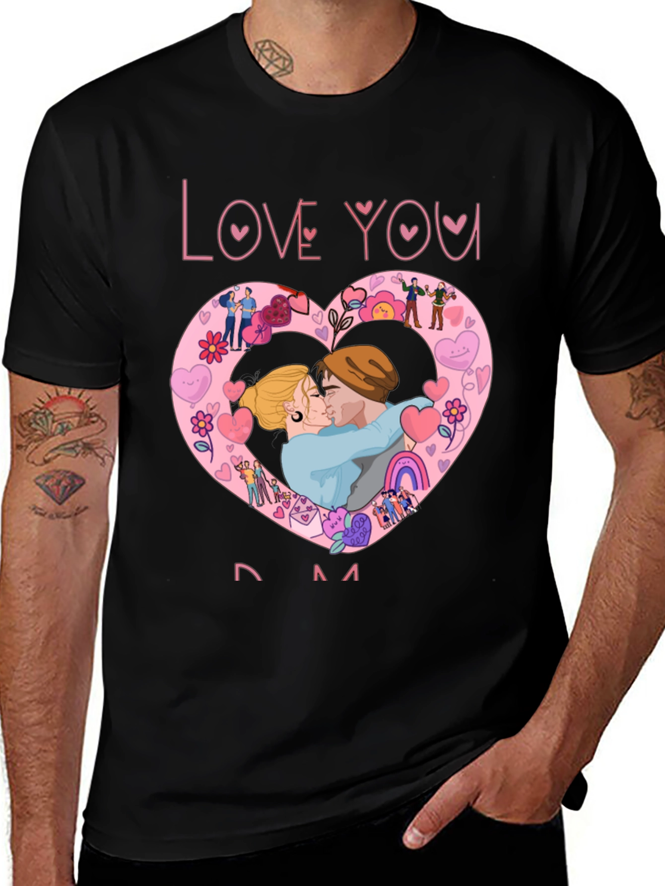 Variant 15 of Love You Mom Graphic T-Shirt
