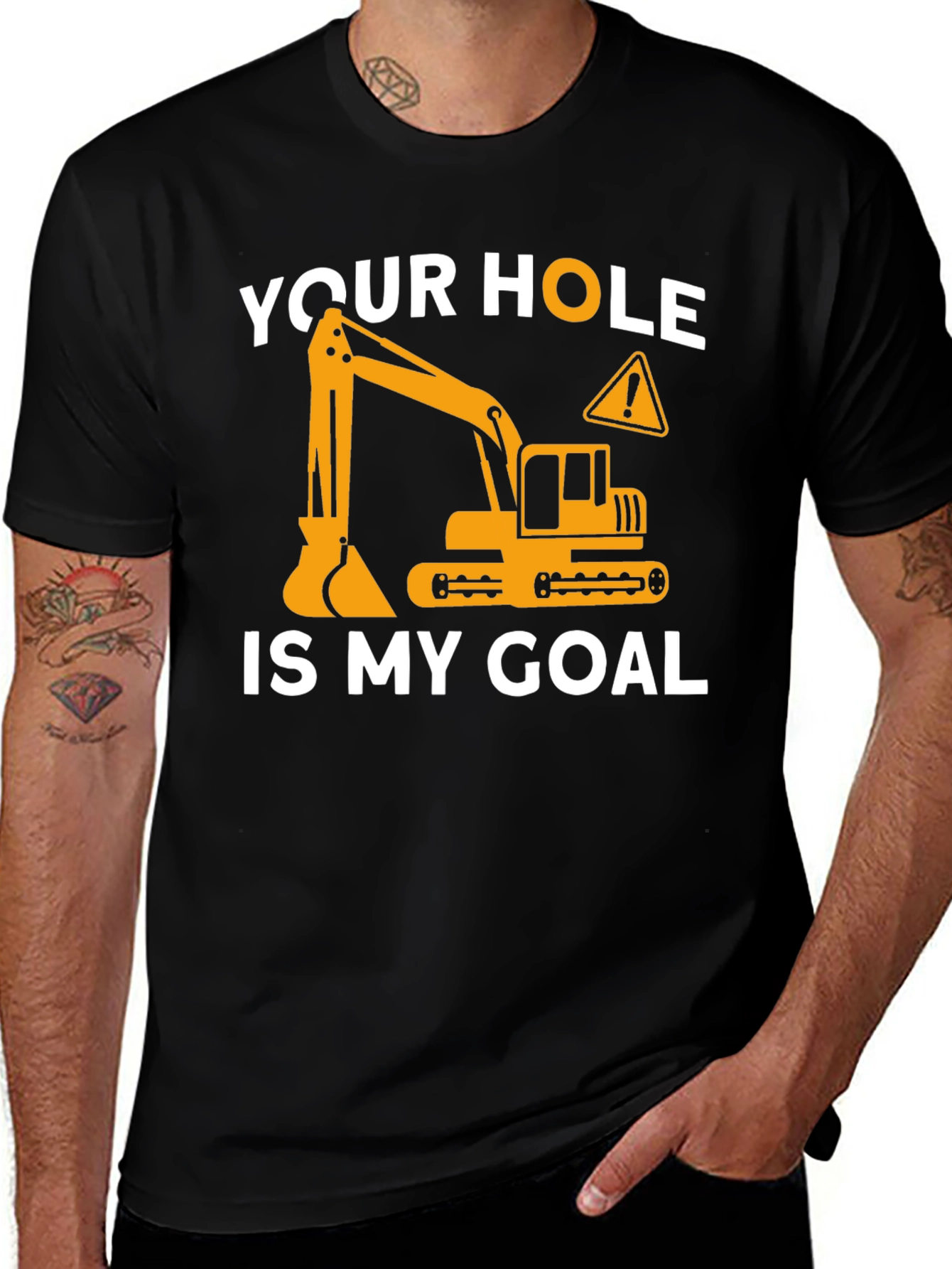 Variant 11 of Your Hole is My Goal - Funny Construction T-Shirt