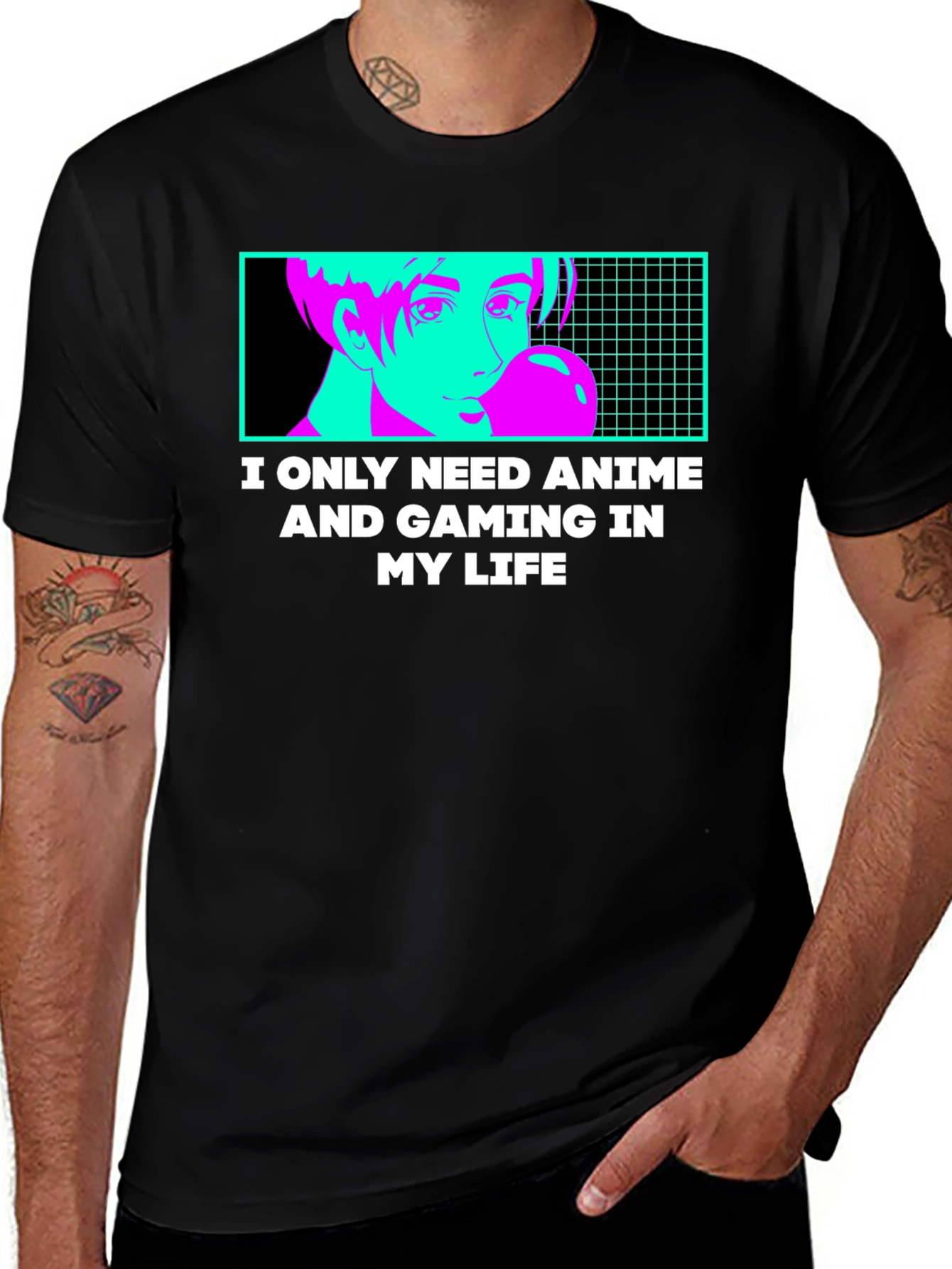 Variant 15 of Anime & Gaming T-Shirt: Geeky Graphic Tee
