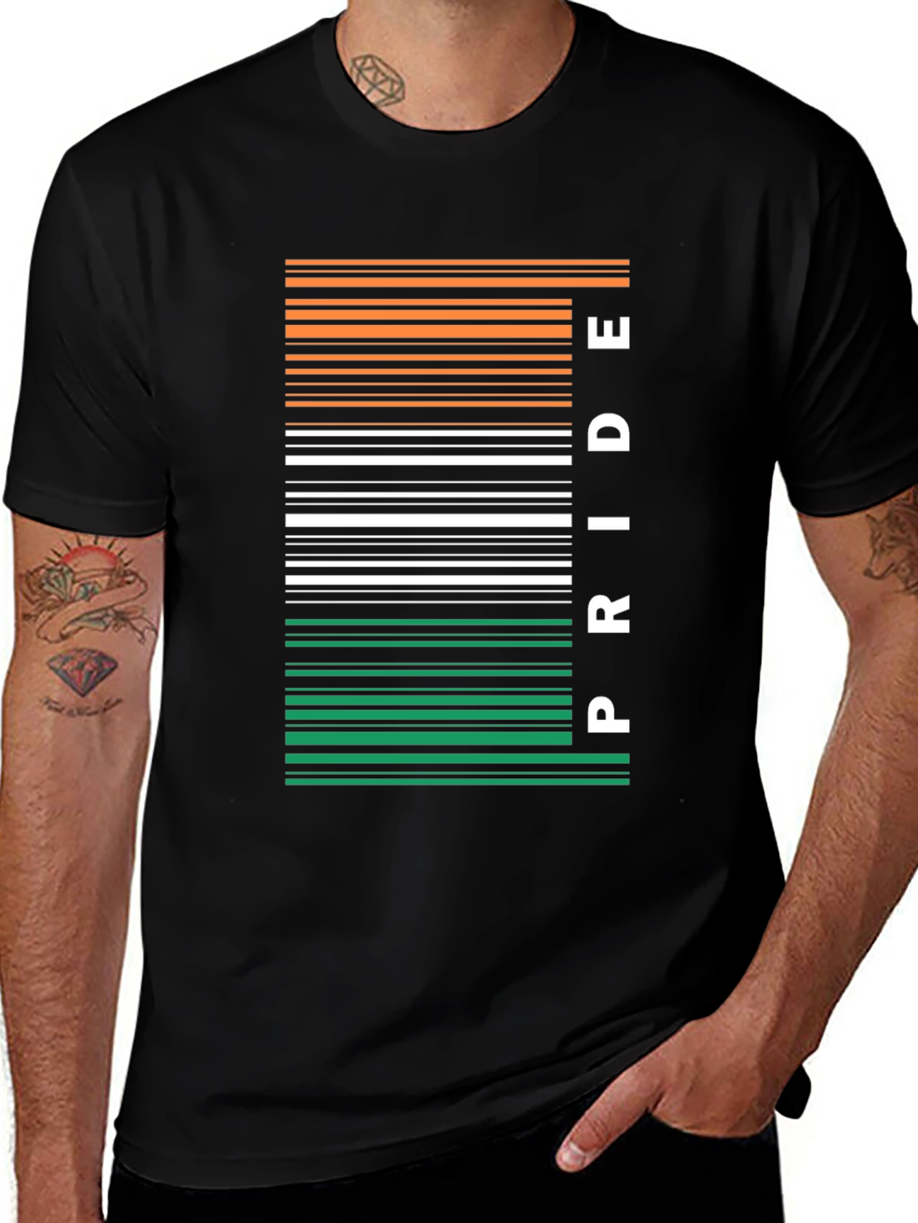 Variant 25 of Pride Barcode Graphic Tee - Unisex T-Shirt