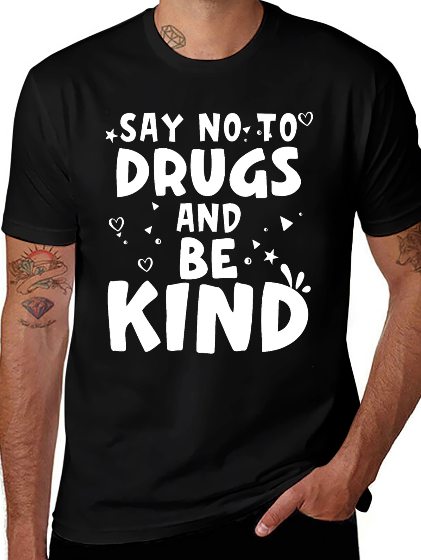 Variant 13 of Say No to Drugs Be Kind Graphic Tee