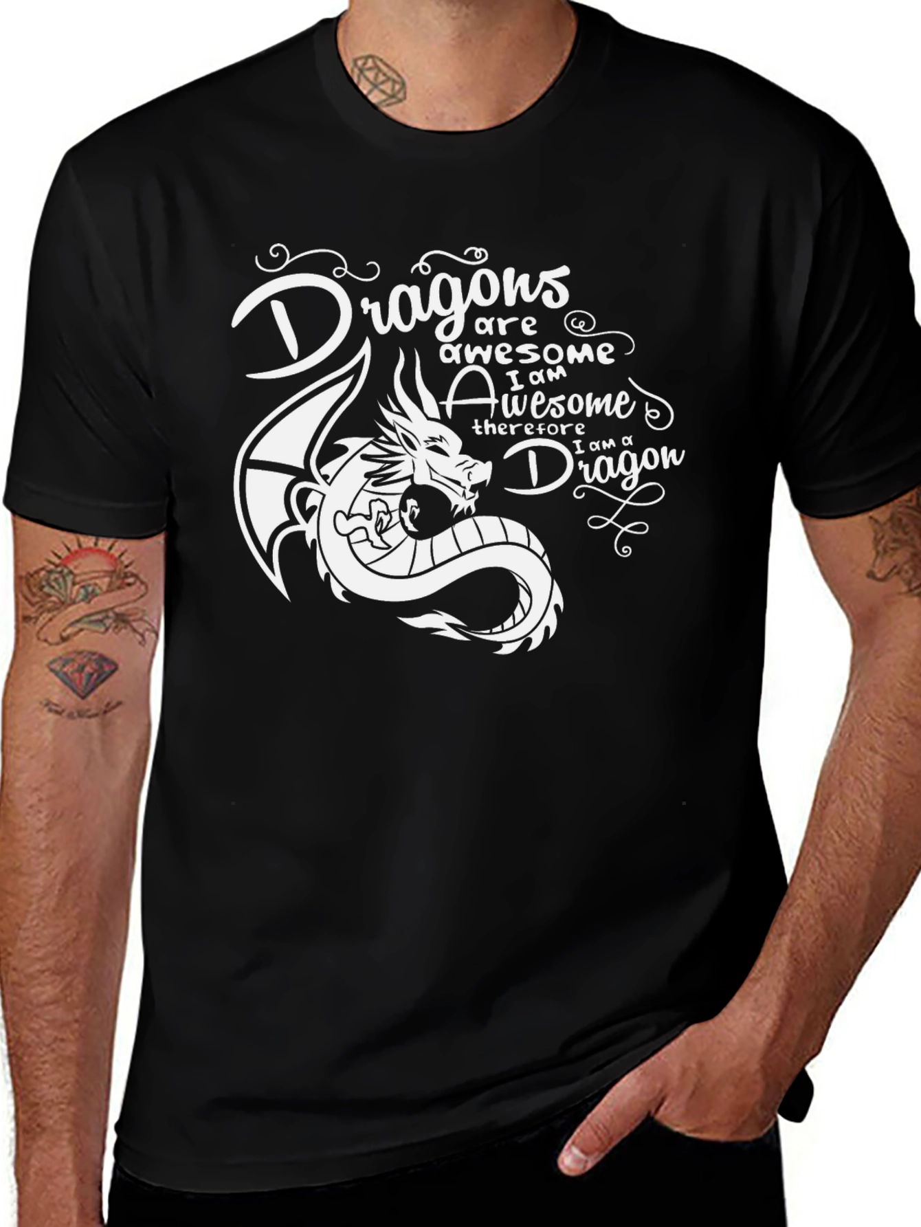 Variant 29 of Awesome Dragons T-Shirt