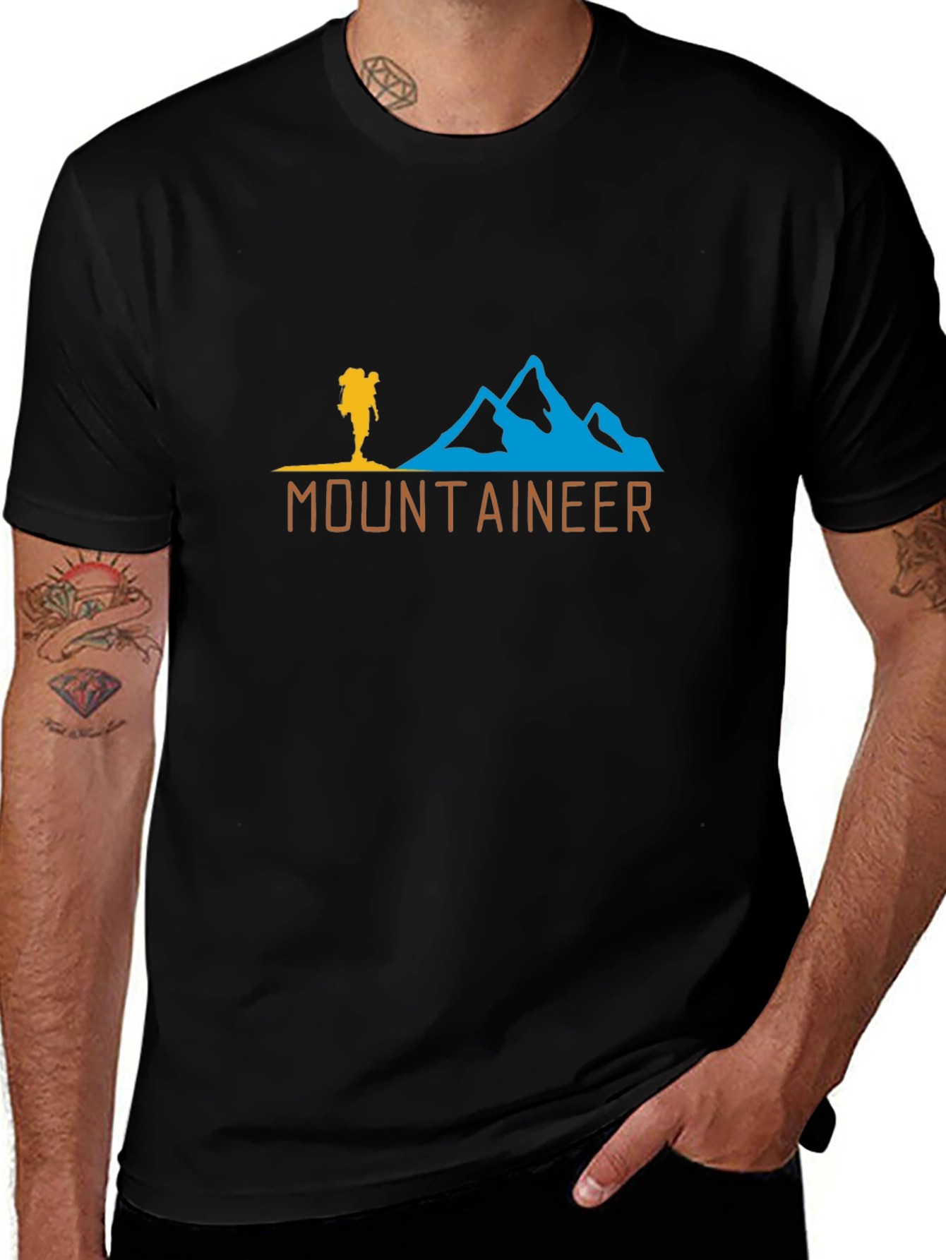 Variant 19 of Mountaineer Adventure Tee - Black